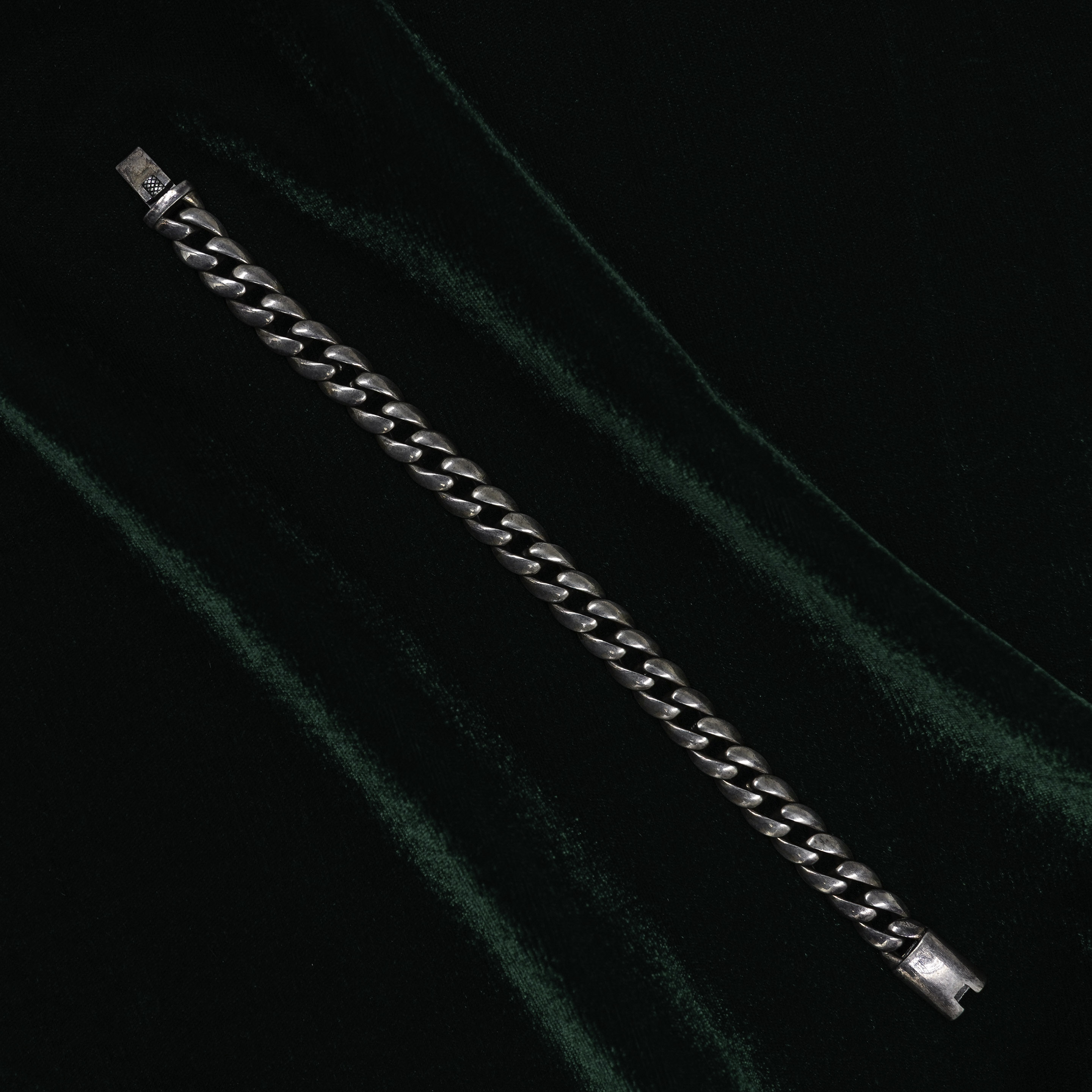 Handcrafted Silver Chain Link Bracelet Classic