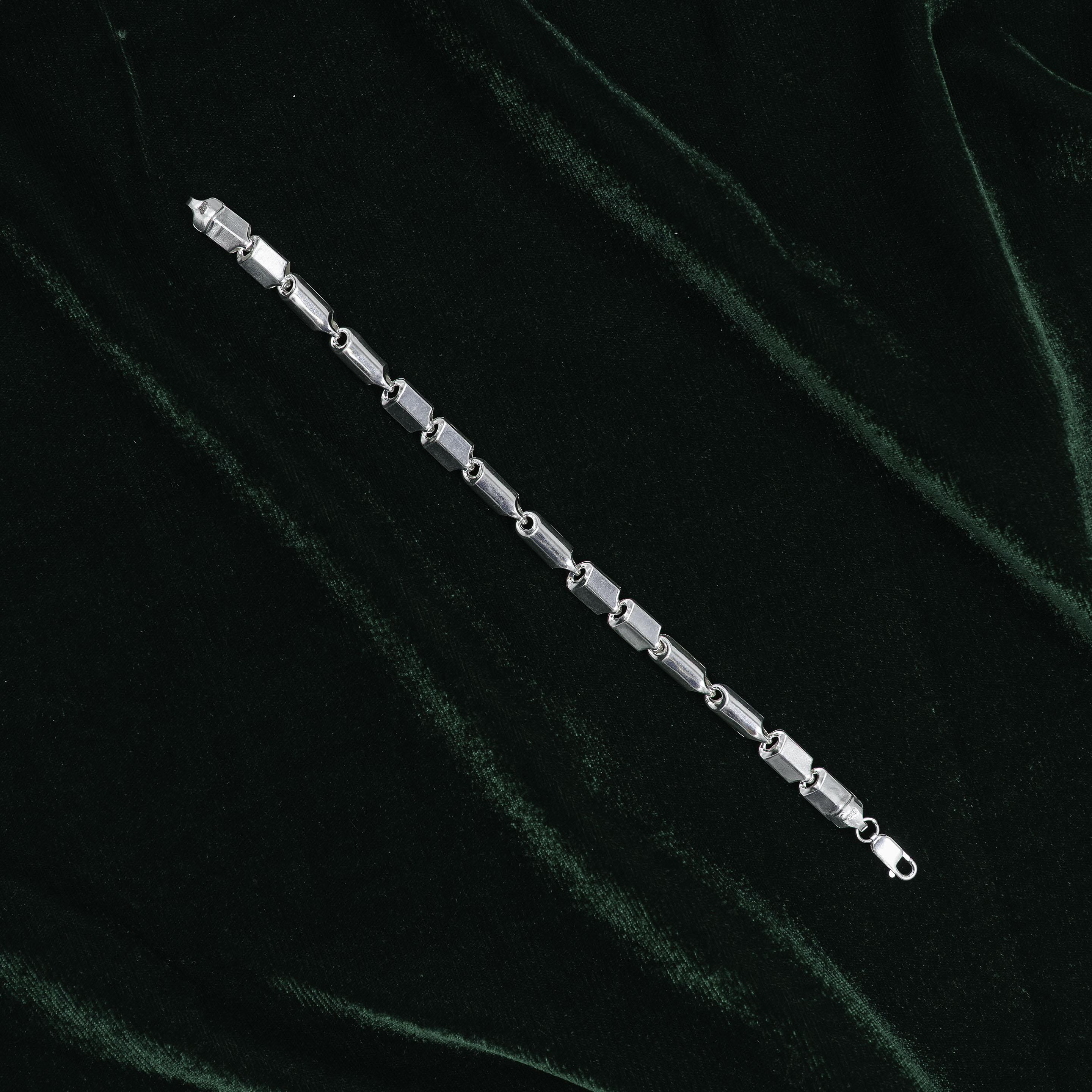 Brand Silver Sterling Silver Polished Bracelet