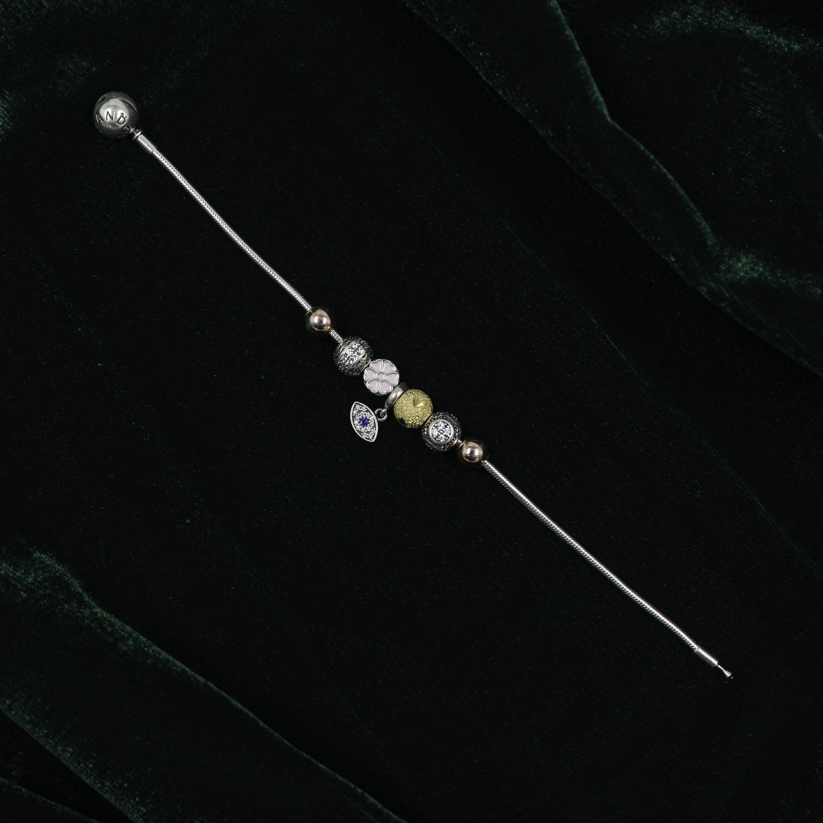 Silver Charm Bracelet