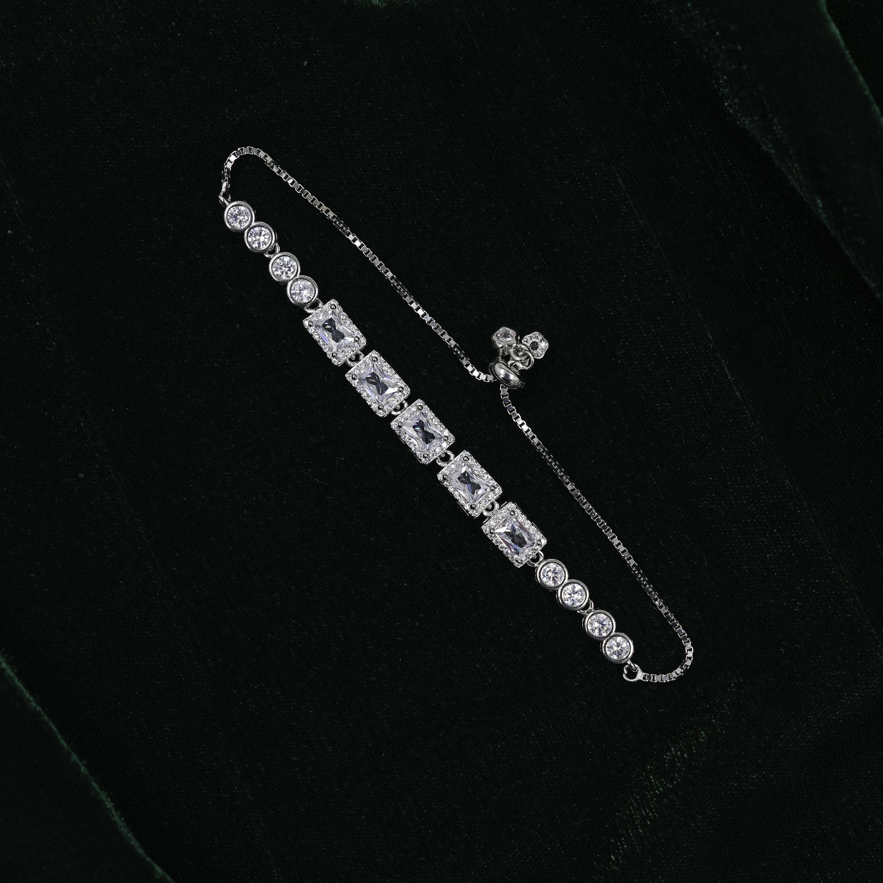 Silver CZ Bracelet