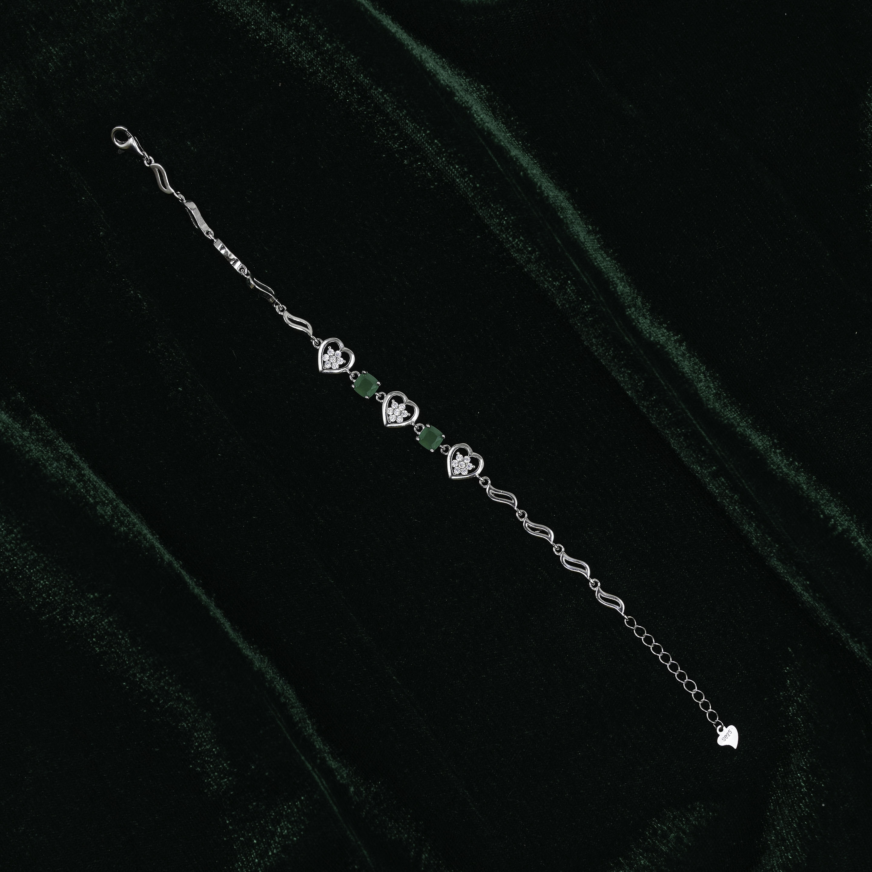 Silver Heart Bracelet