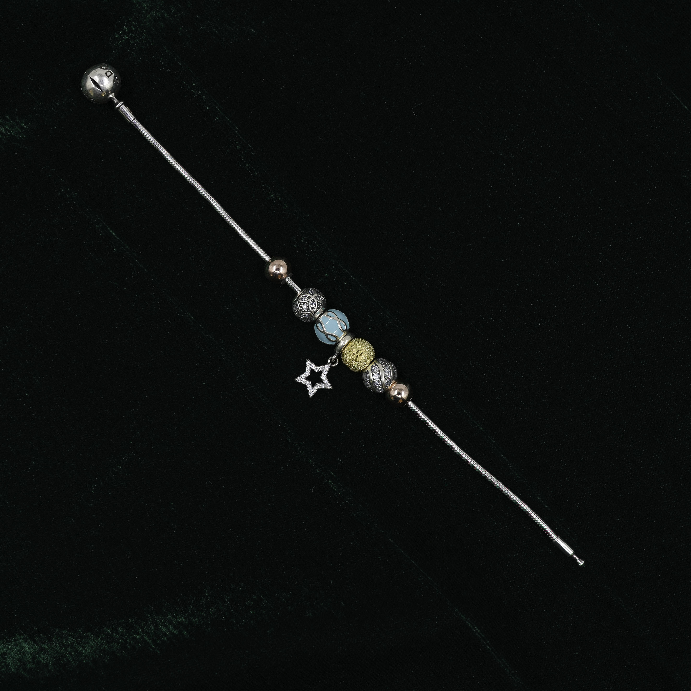 Silver Charm Bracelet