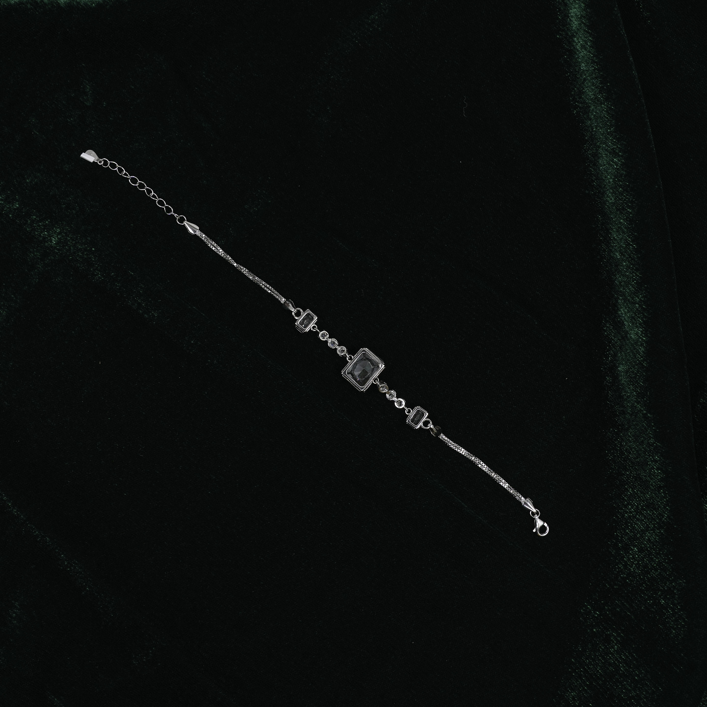 Silver Square Bracelet