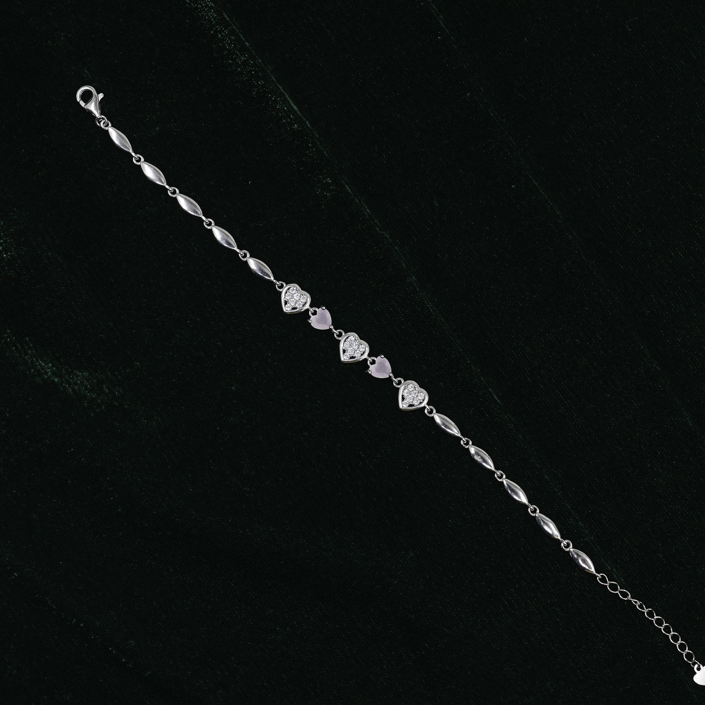 Silver Heart Bracelet