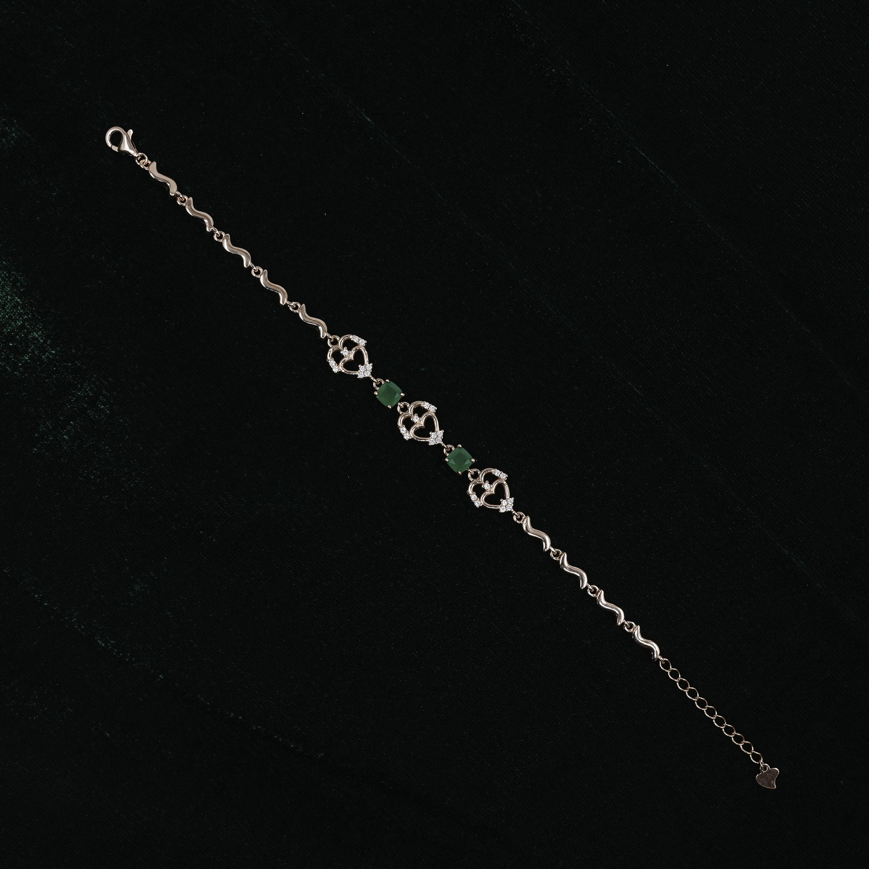 Silver Heart Bracelet