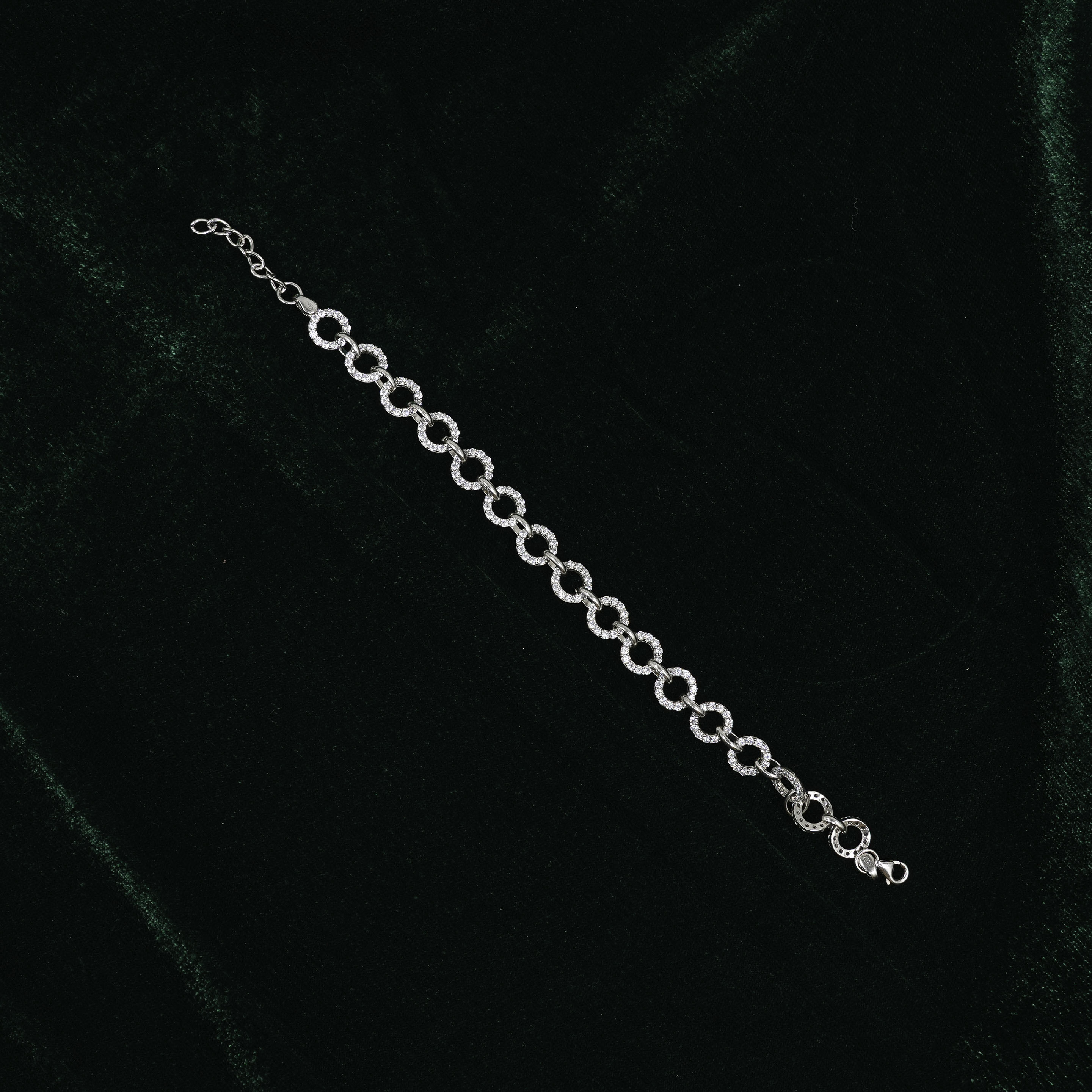 Silver Circle Bracelet