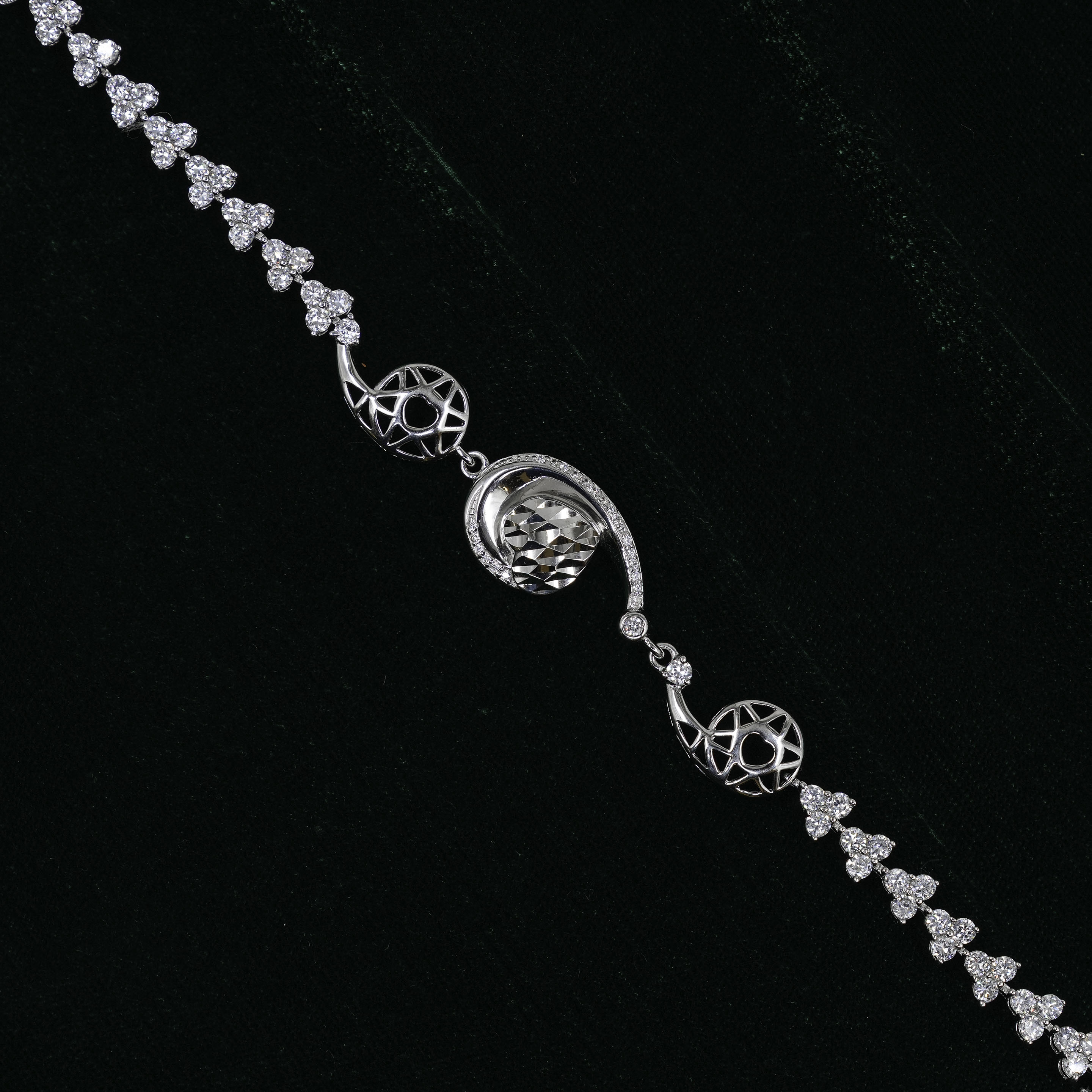 Raag Silver Jewellery - Silver Stone Bracelet