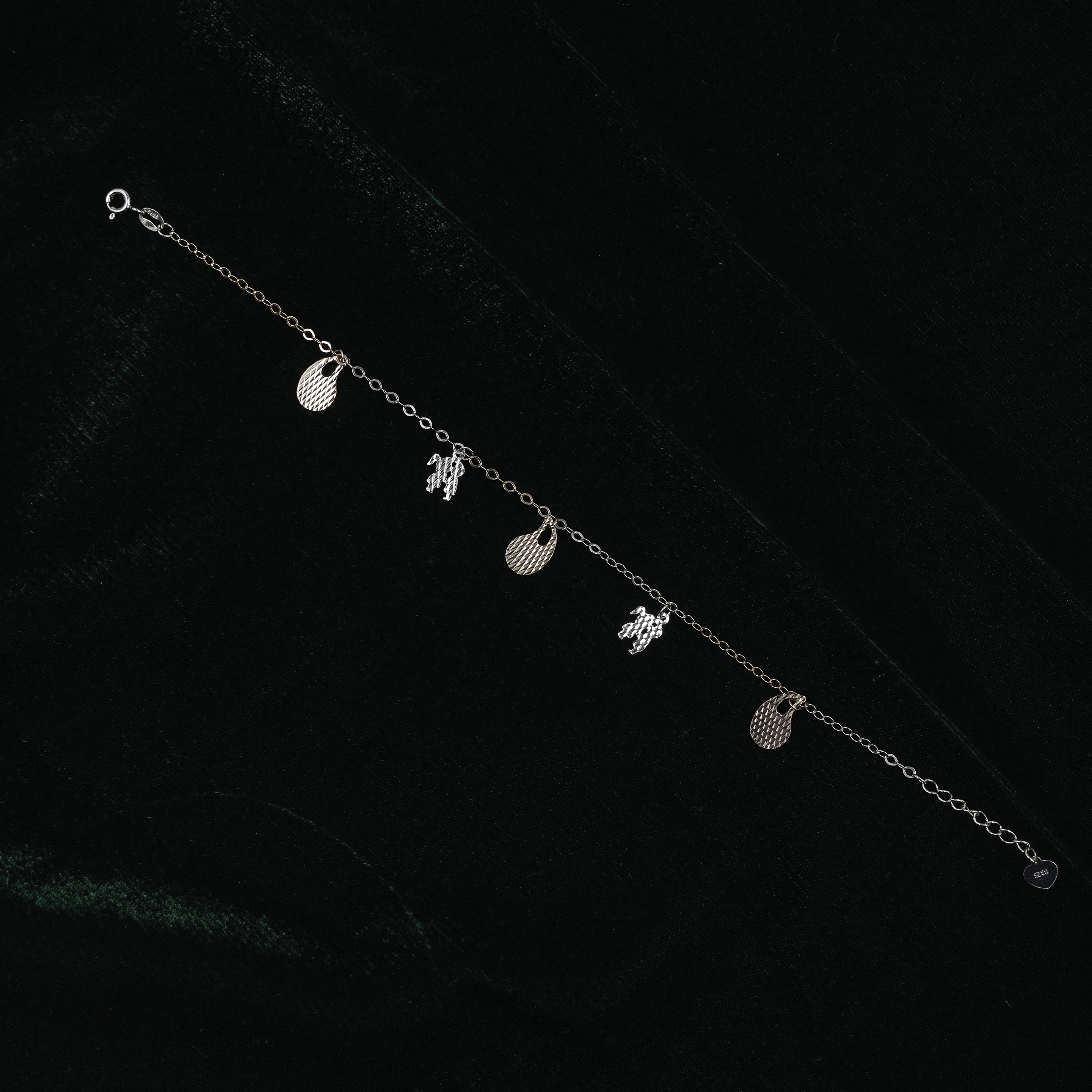 Silver Charm Bracelet