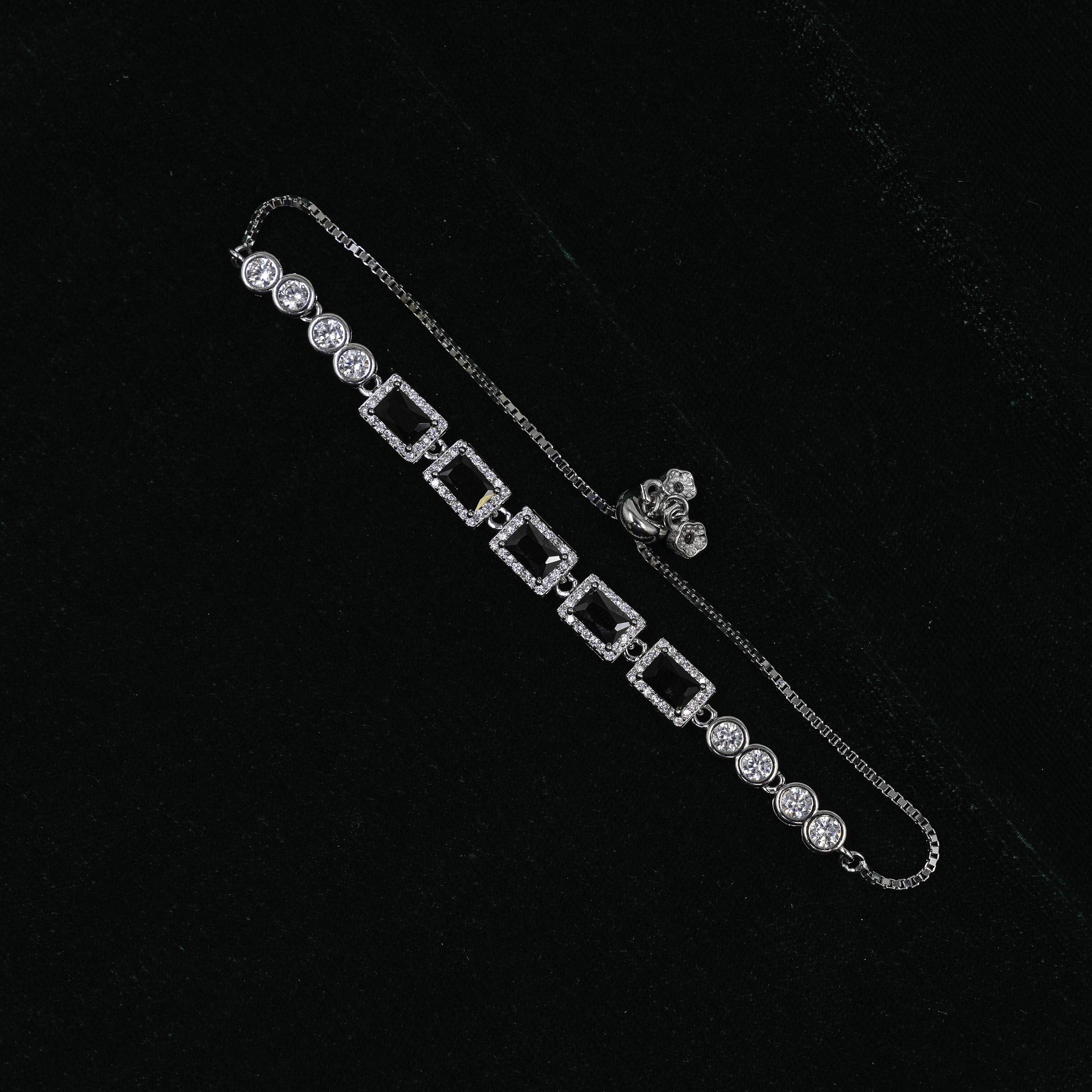 Silver Stone Bracelet