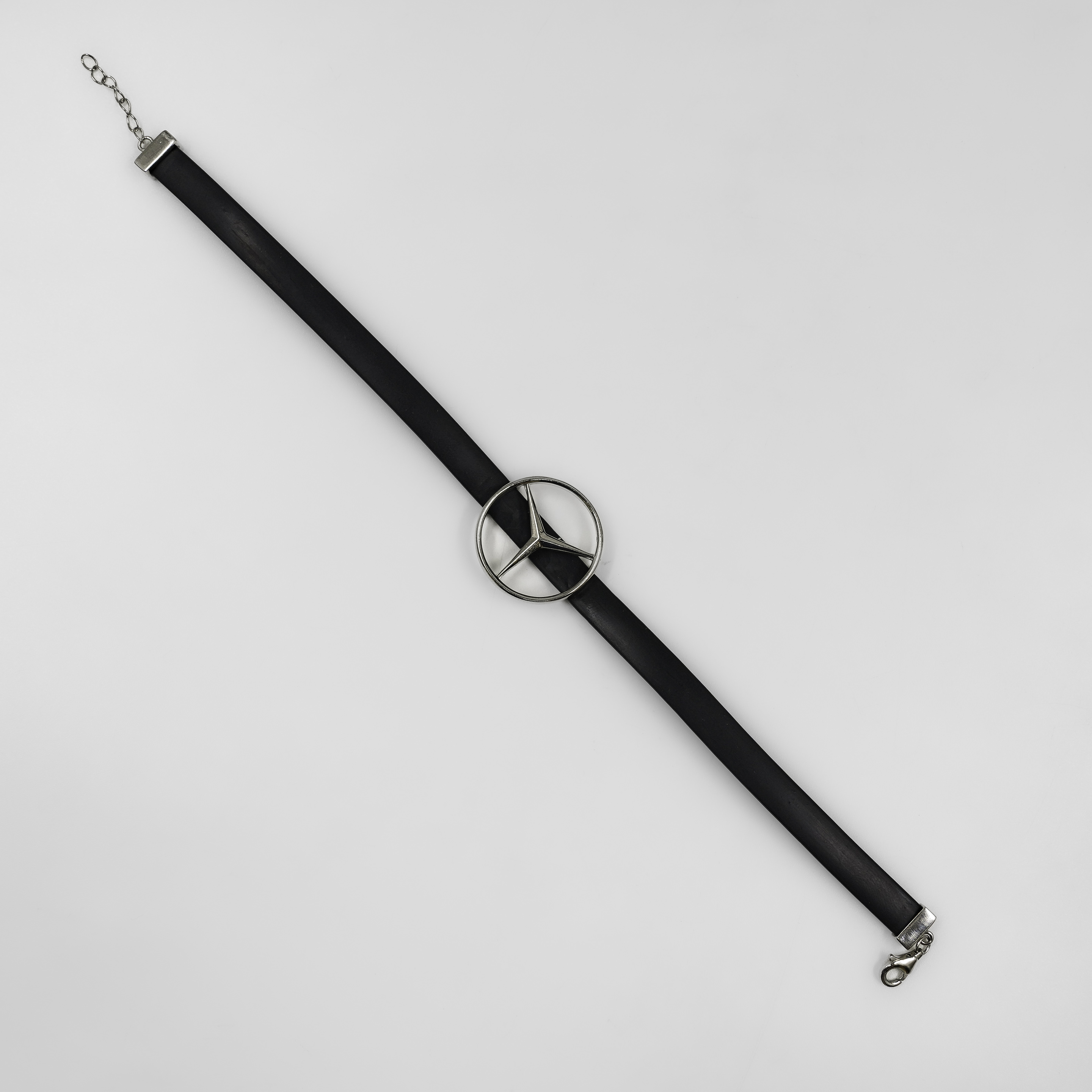 Silver Mercedes Choker