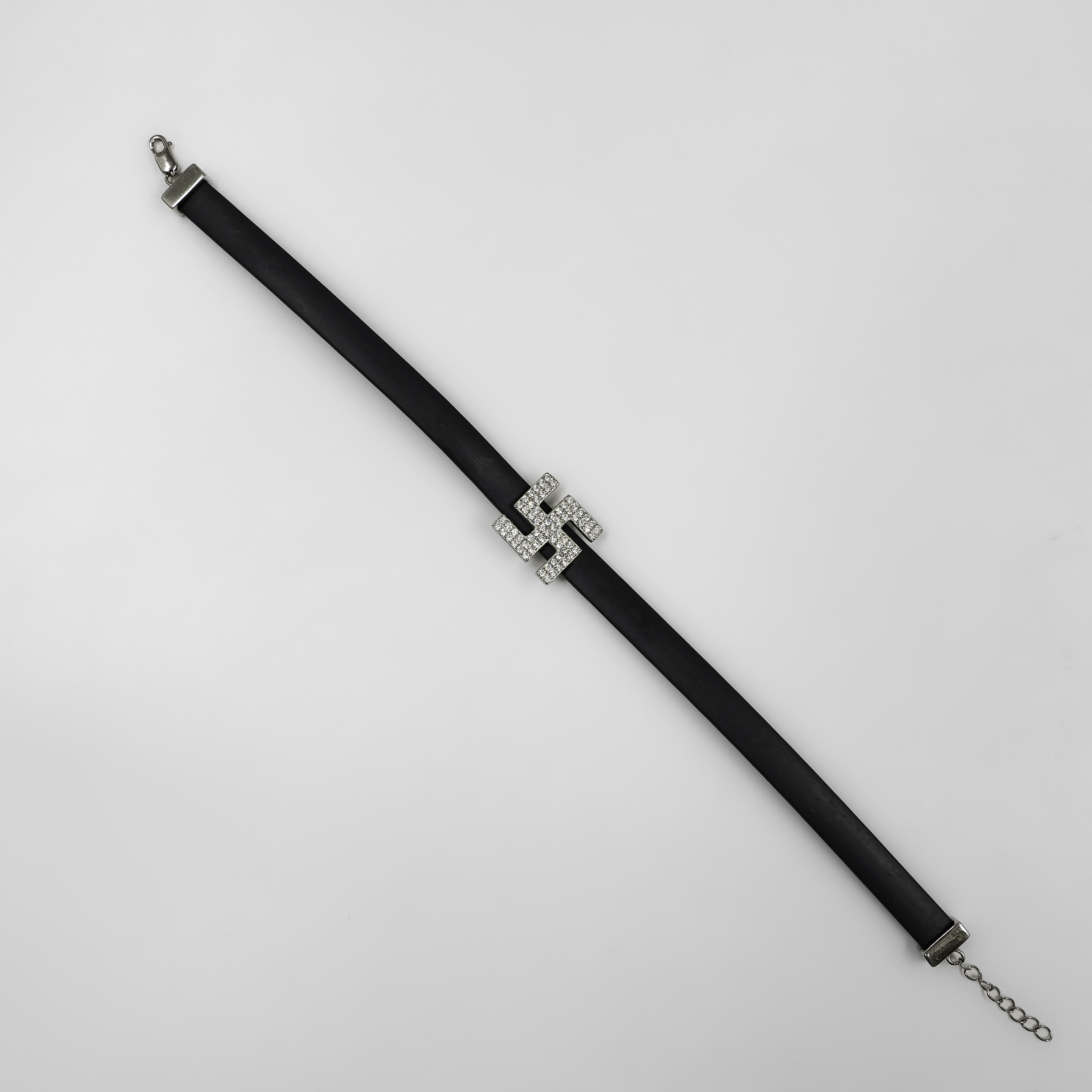 Silver Swastik Bracelet