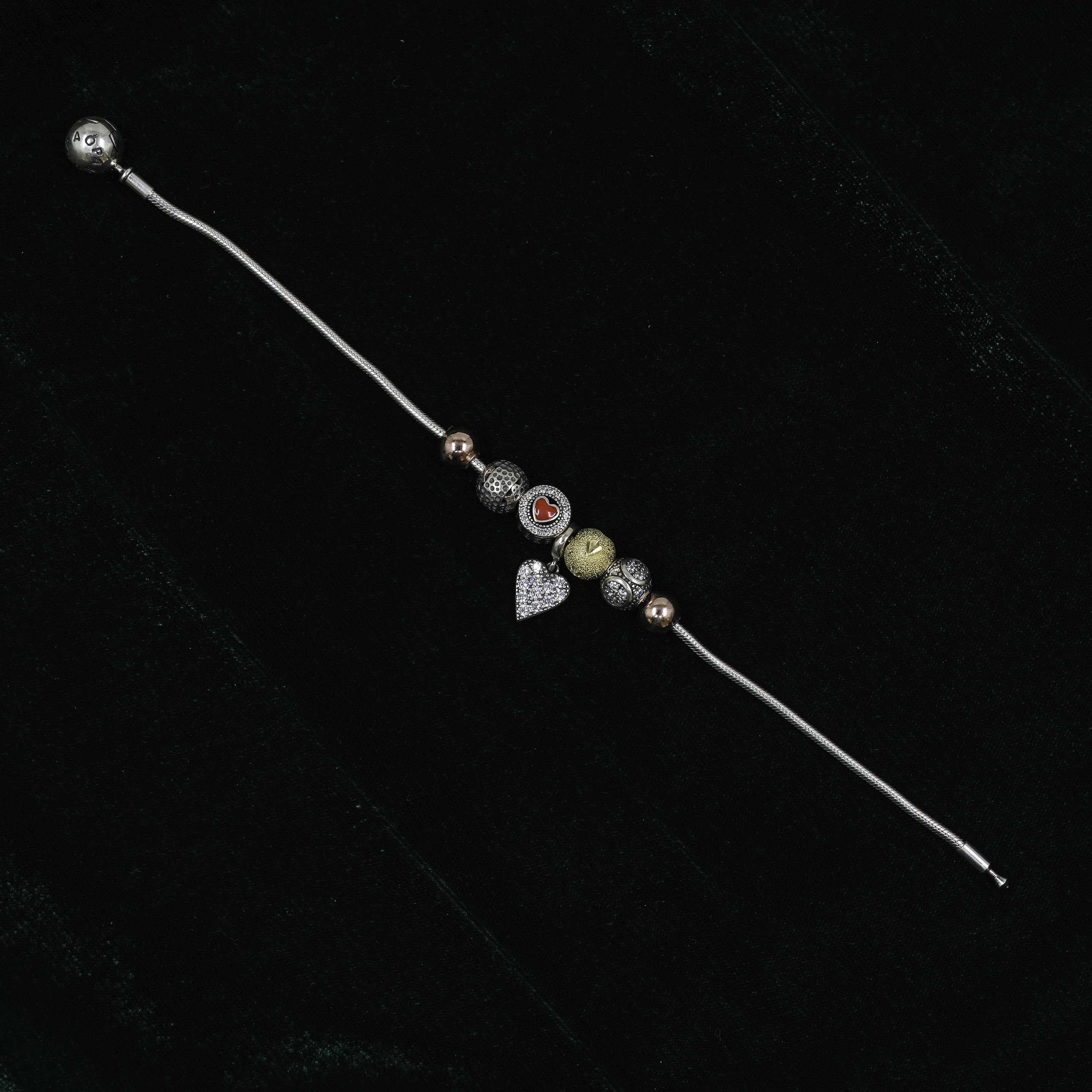 Silver Charm Bracelet