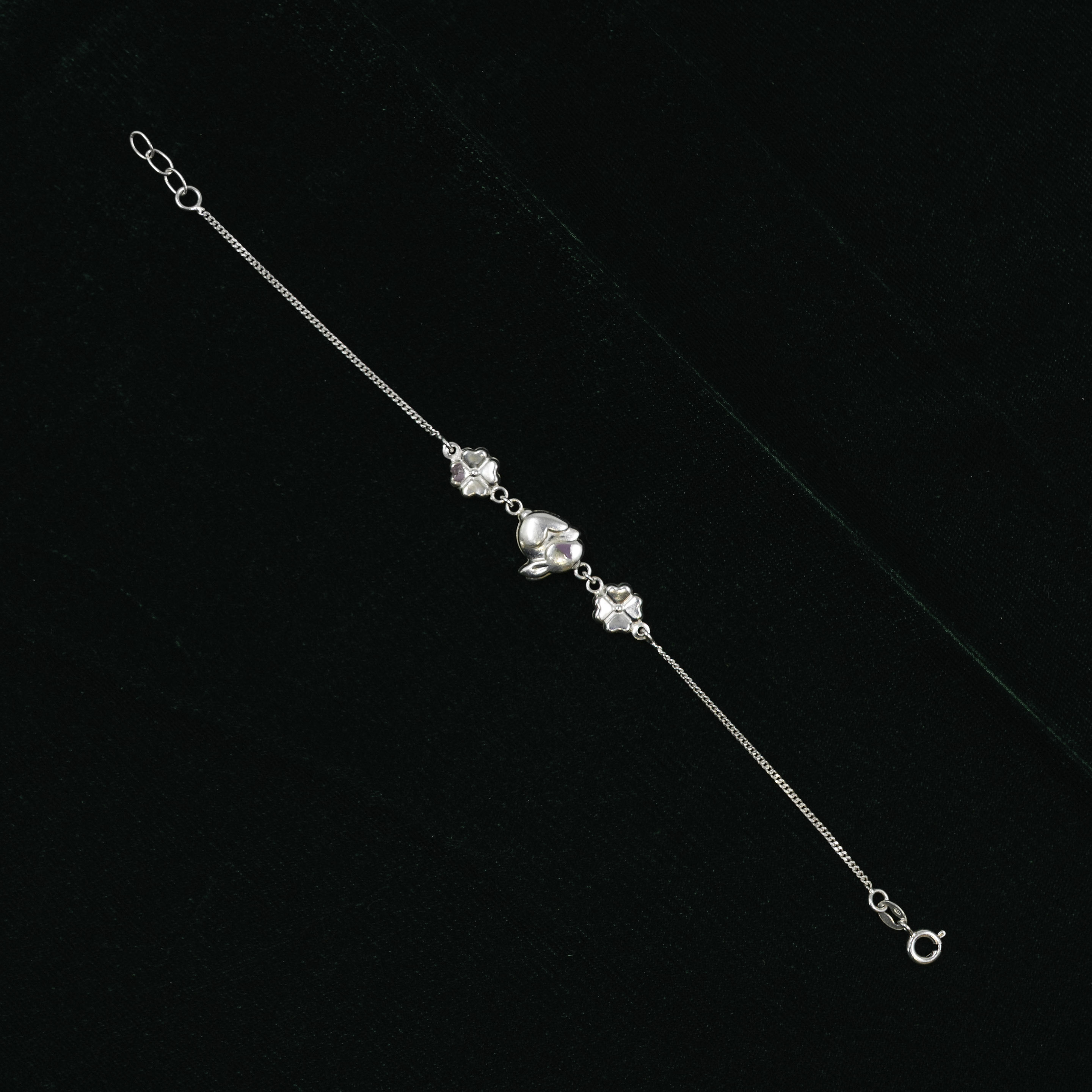 Silver Bunny Bracelet