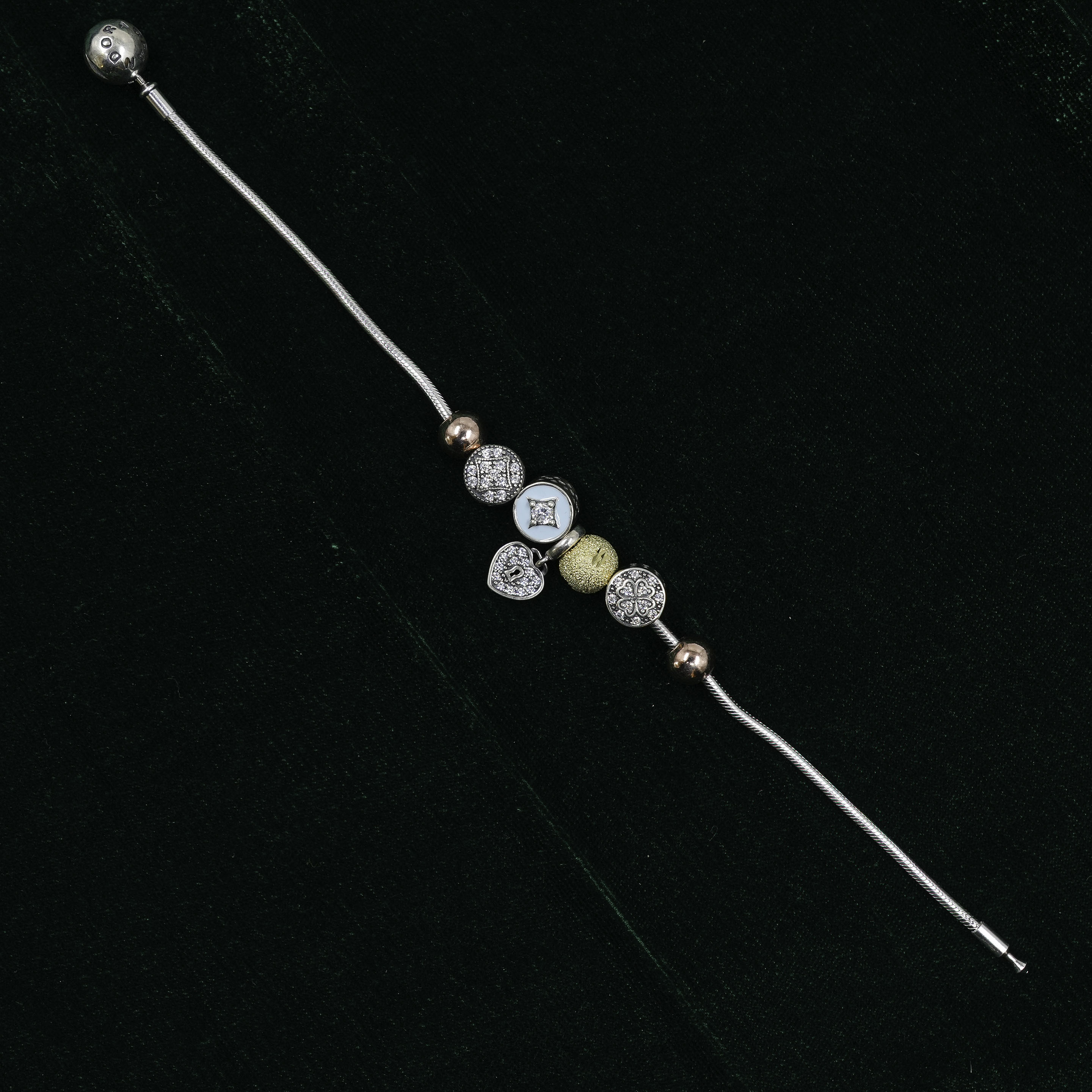 Silver Charm Bracelet