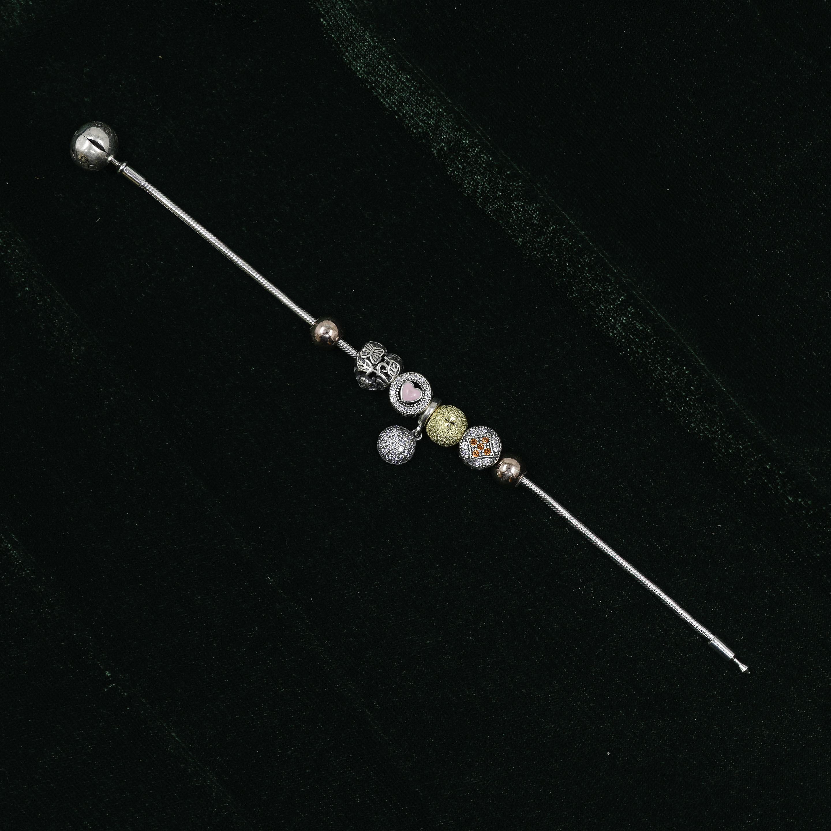 Silver Charm Bracelet