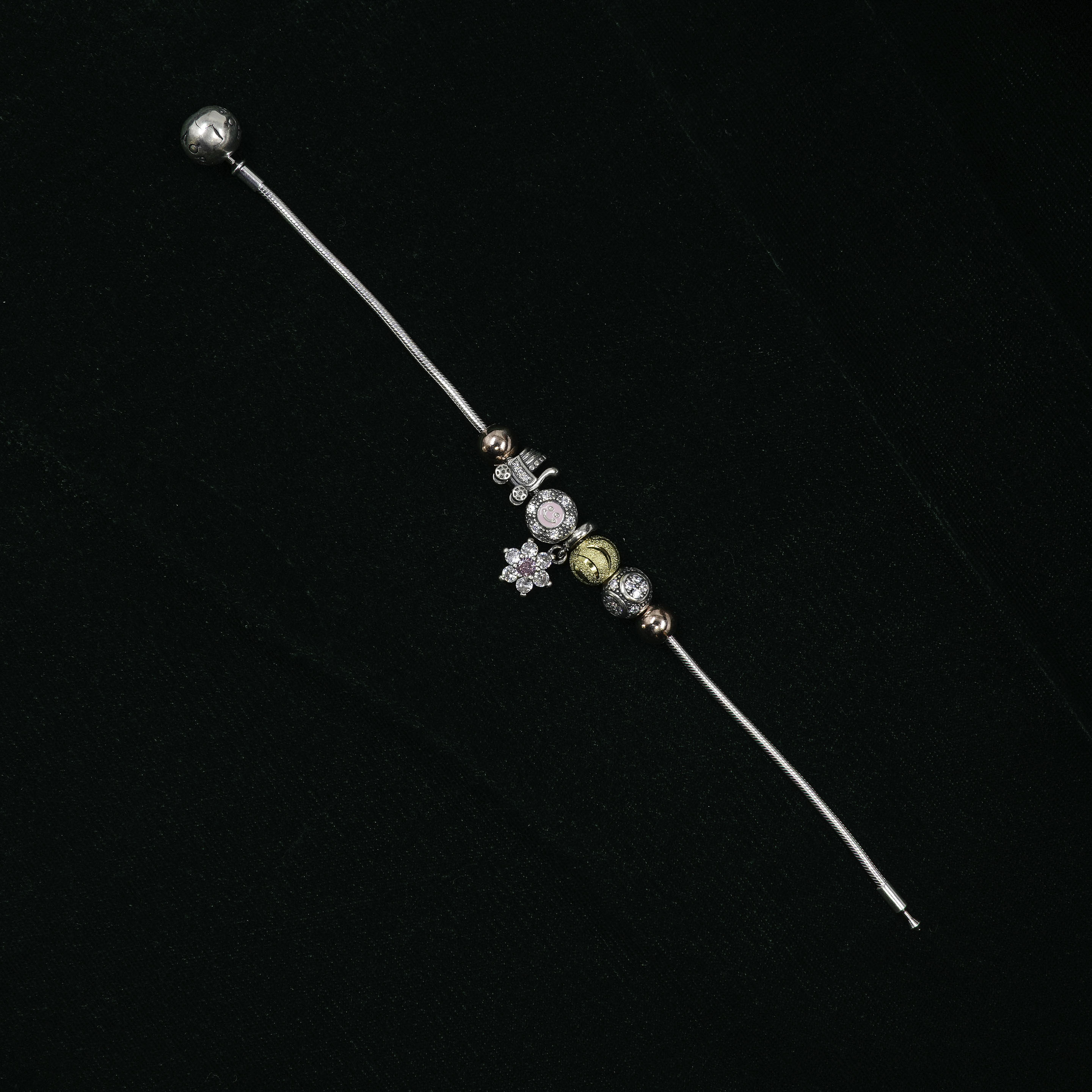 Silver Charm Bracelet