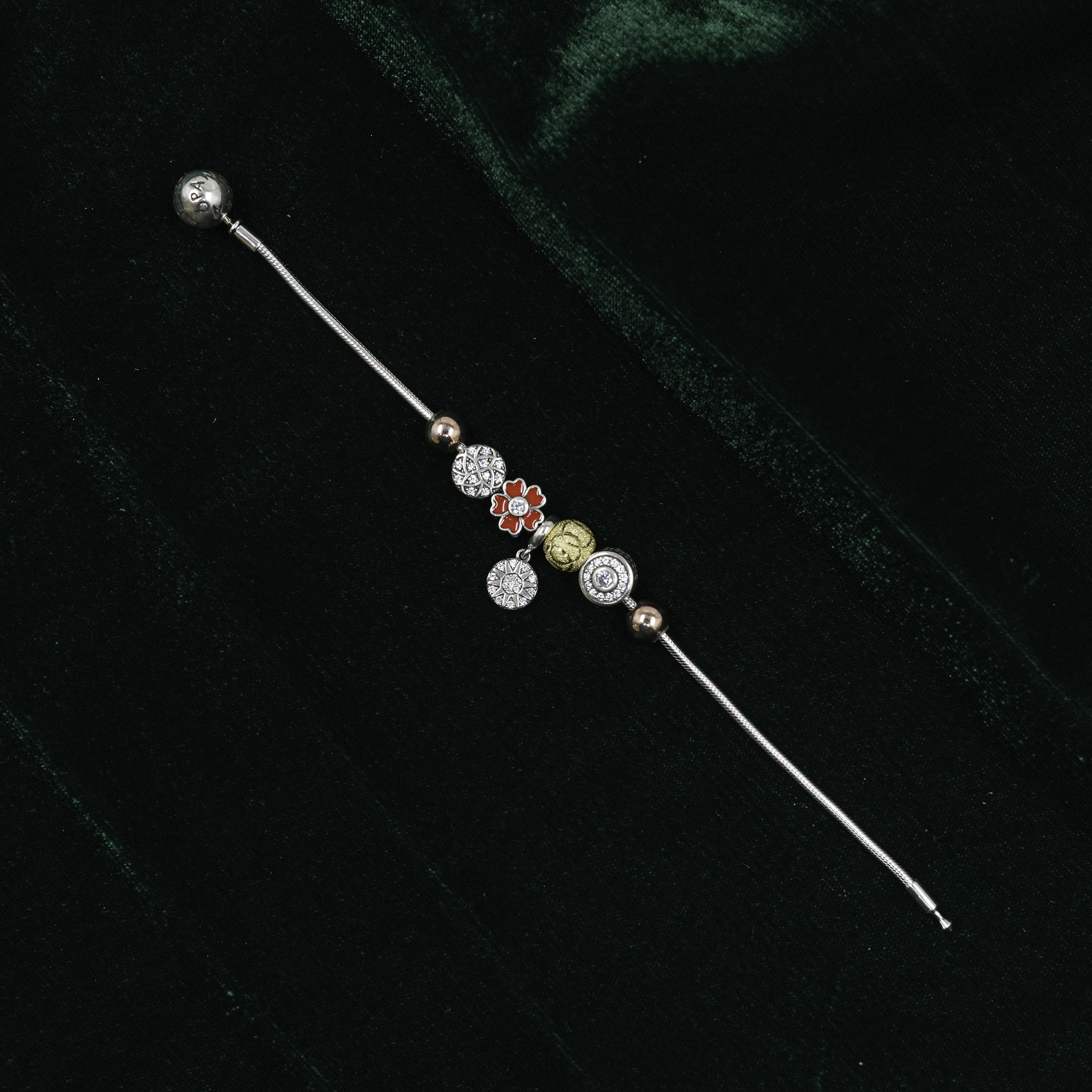 Silver Charm Bracelet