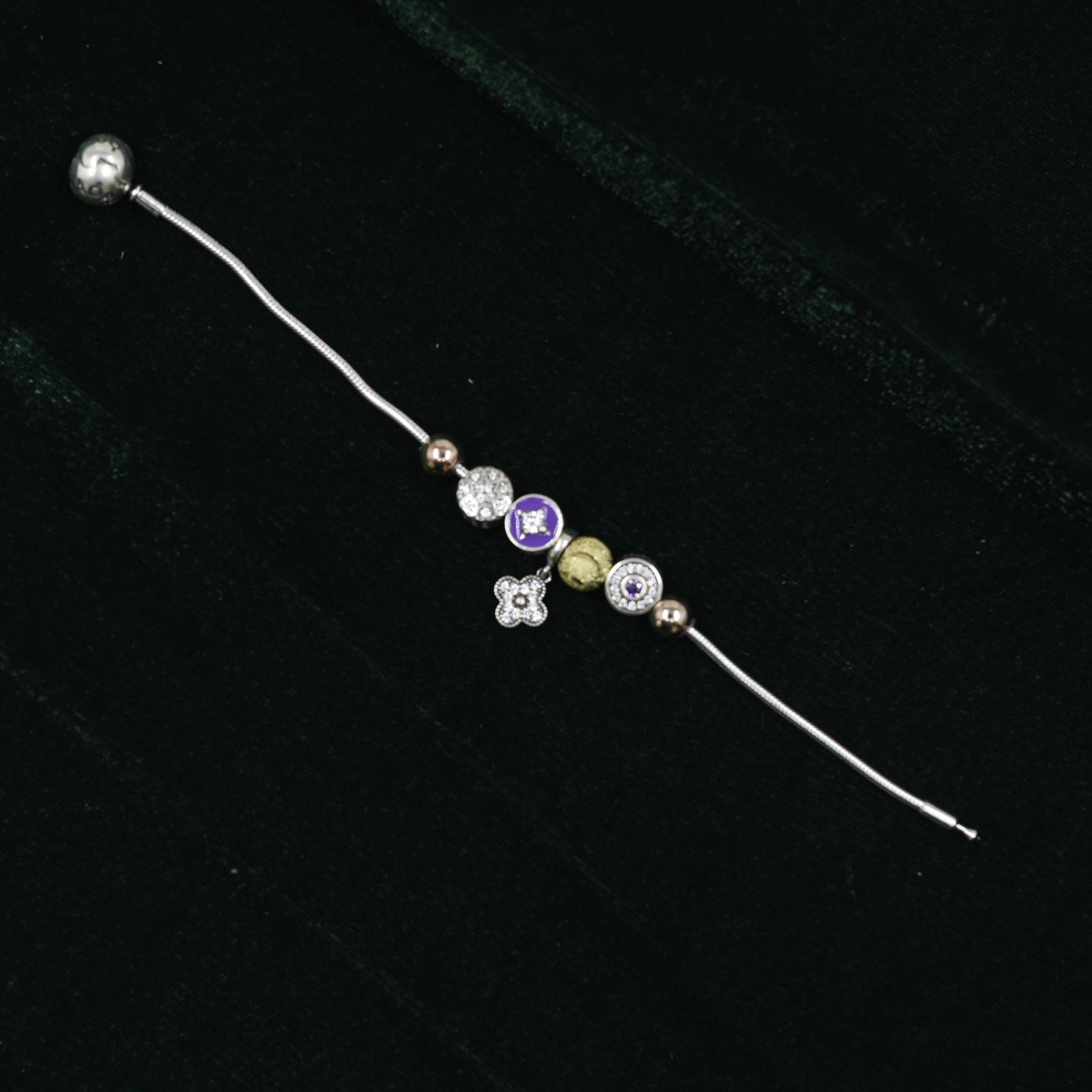 Silver Charm Bracelet