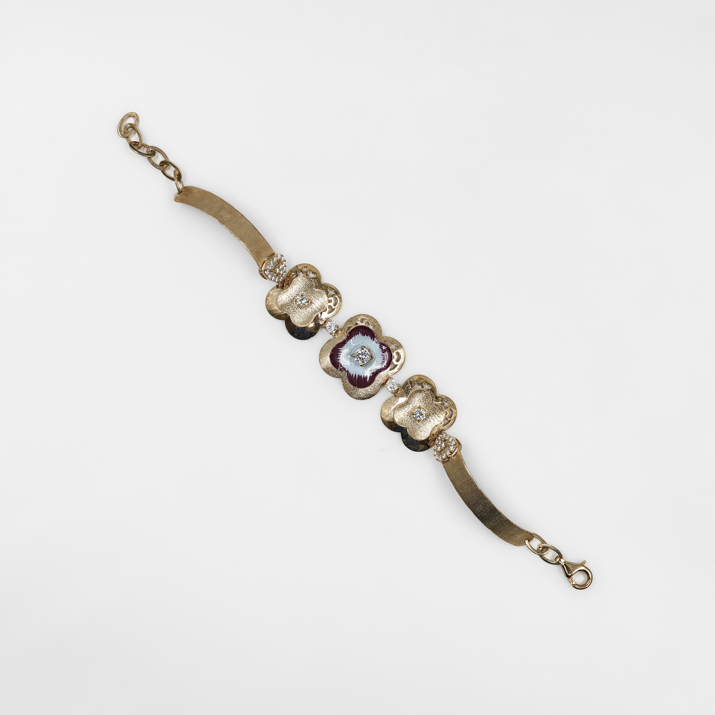 Flower Silver Bracelet