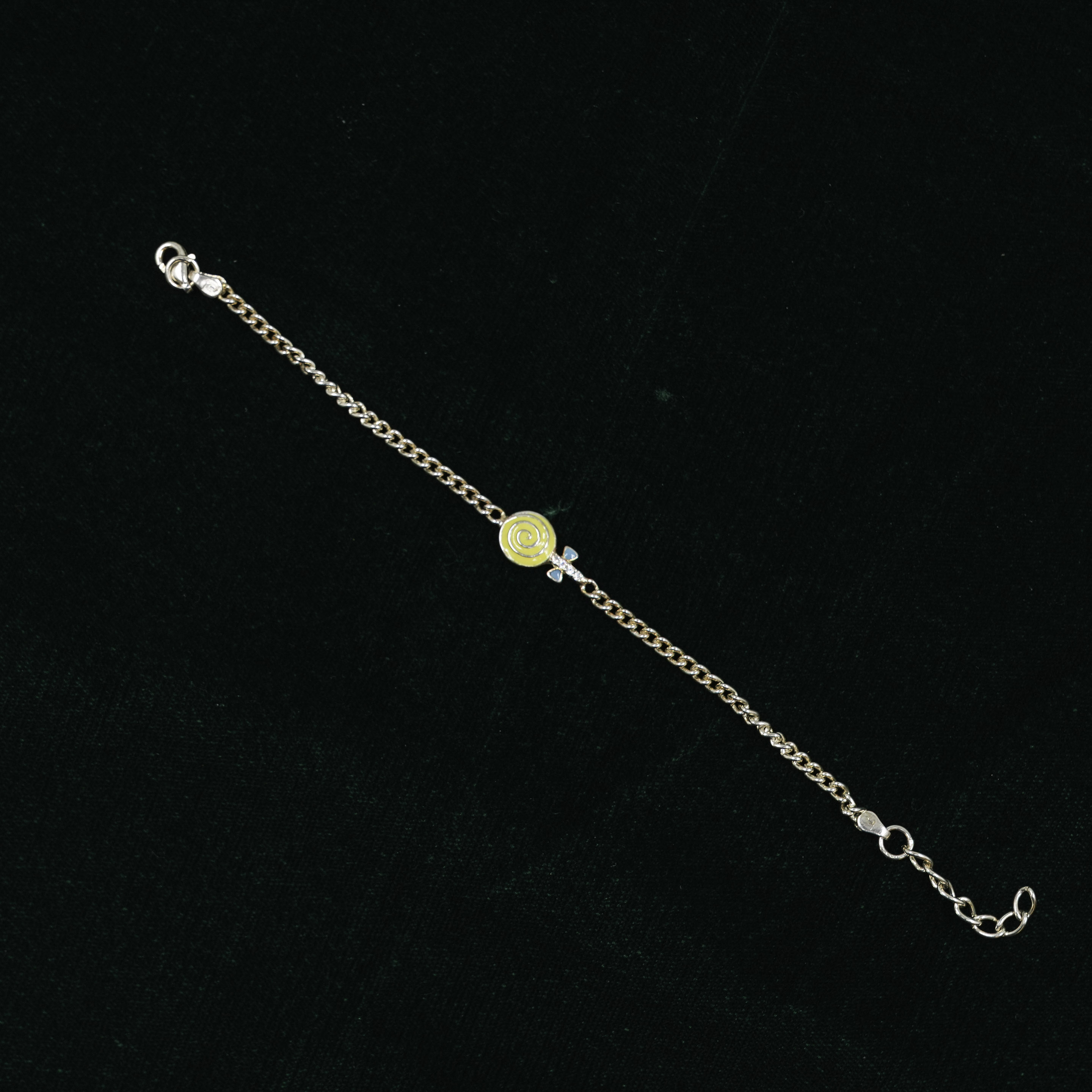 Silver Clown Bracelet