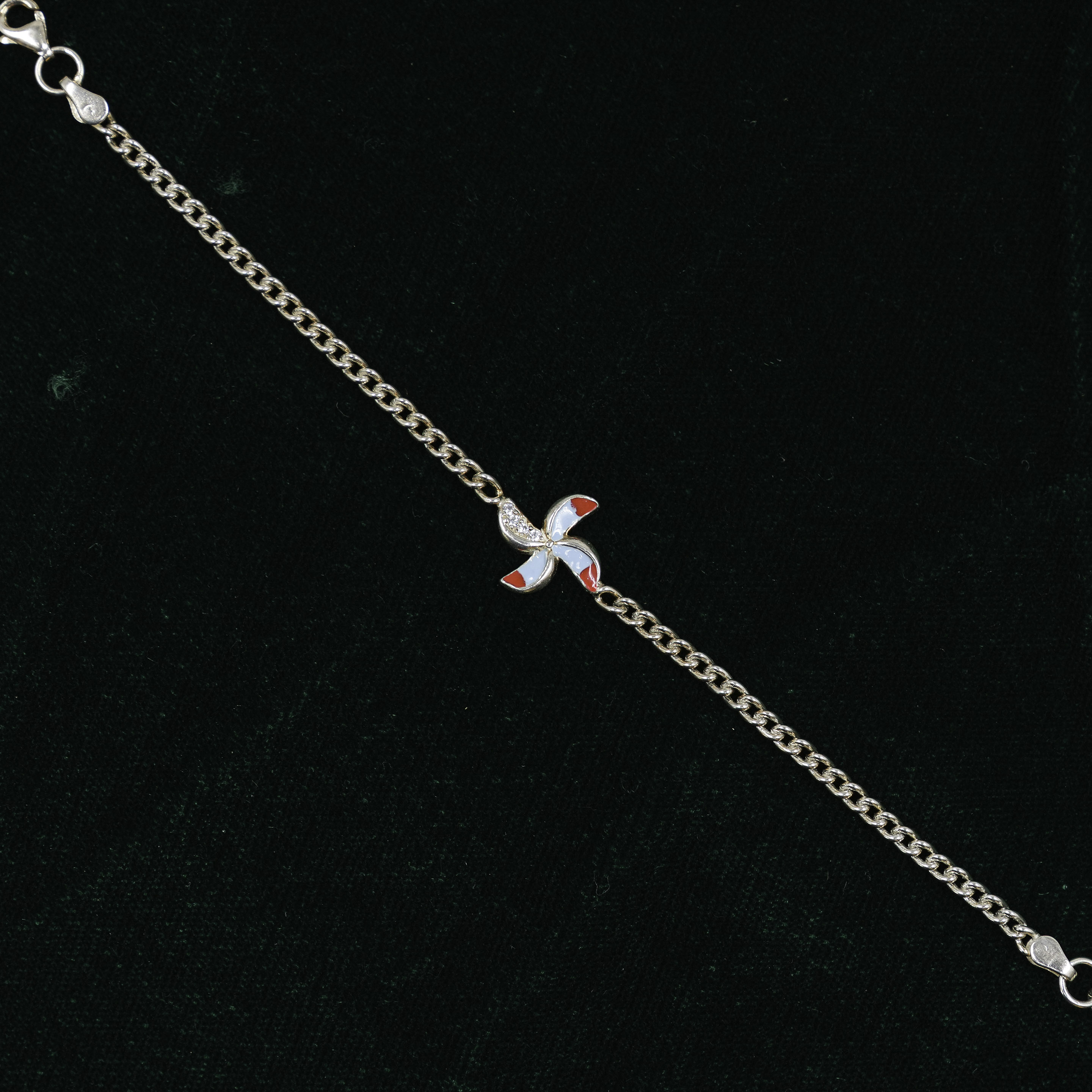 Silver Swirl Bracelet