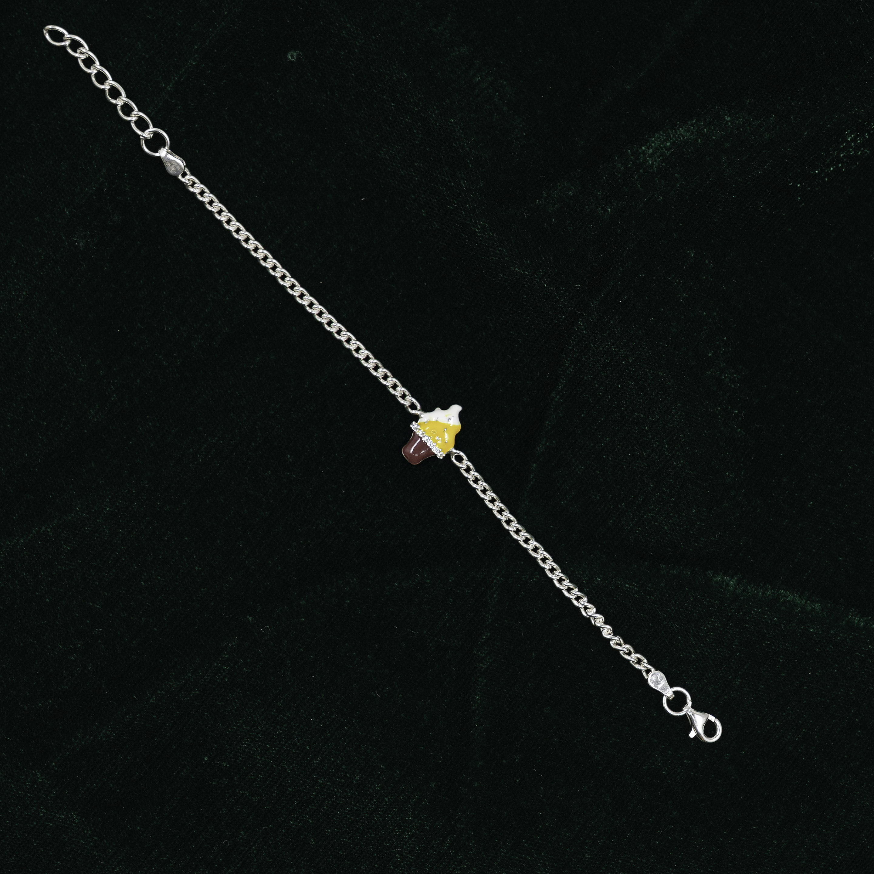 Silver Lollipop Bracelet