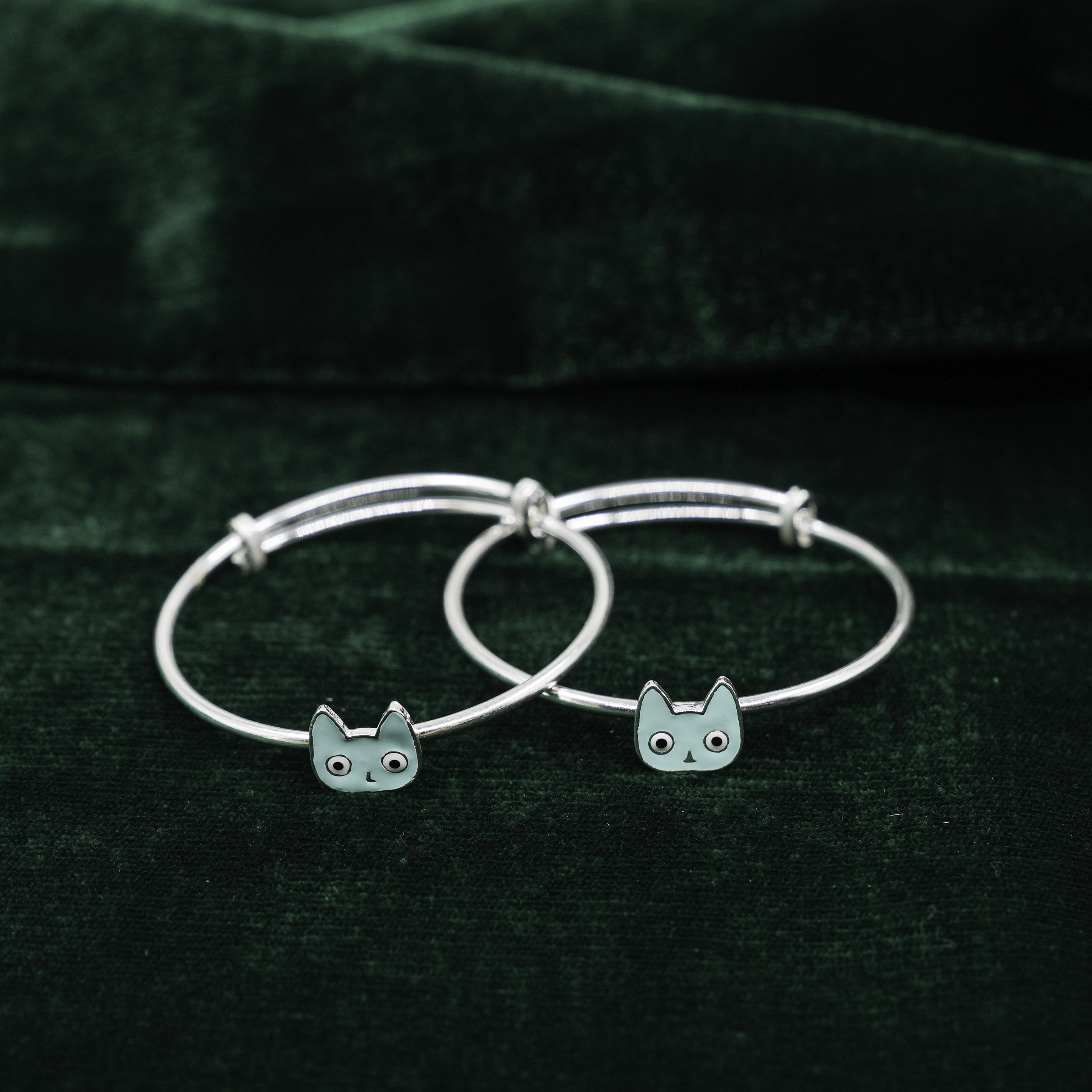 Silver Cat Bracelet