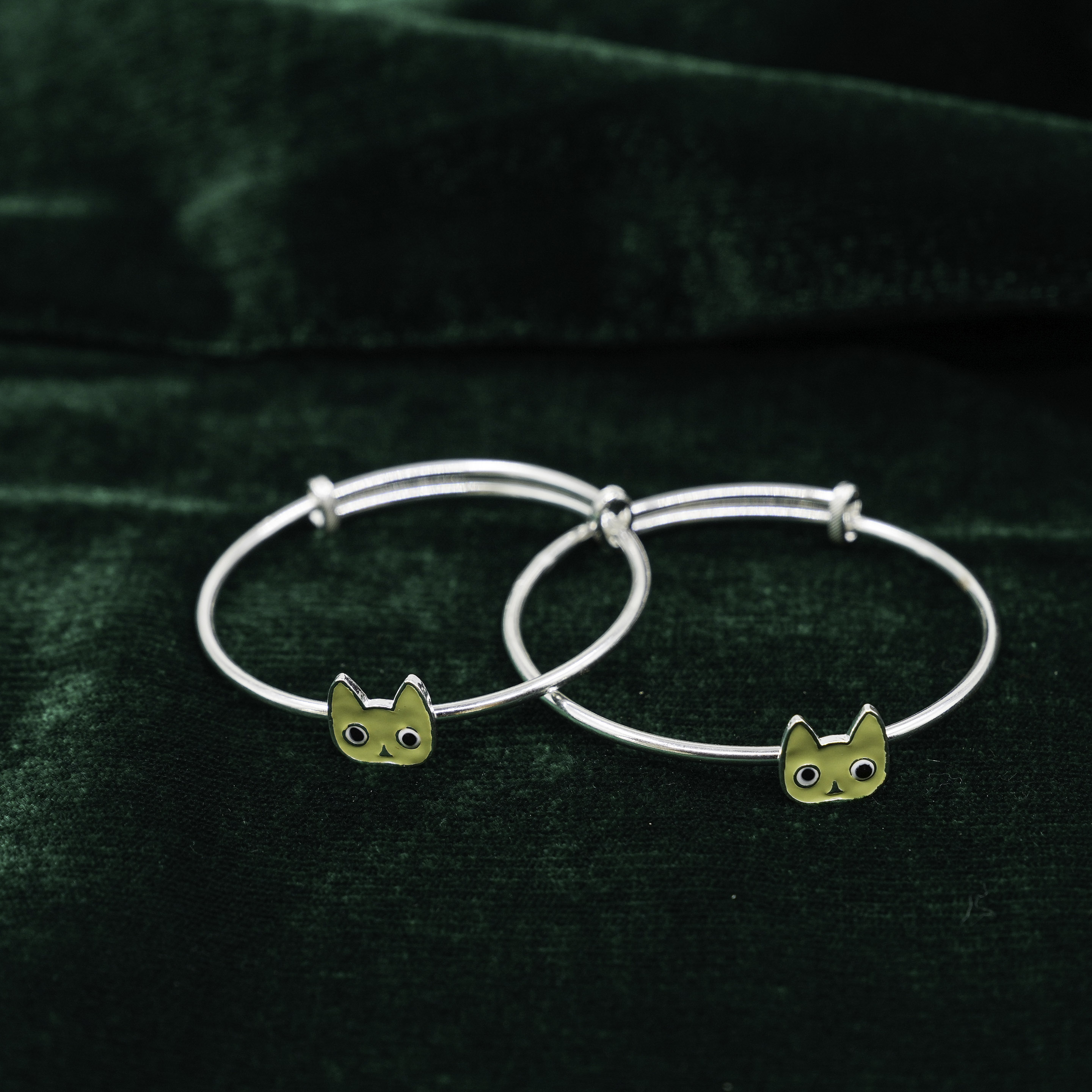 Silver Cat Bracelet