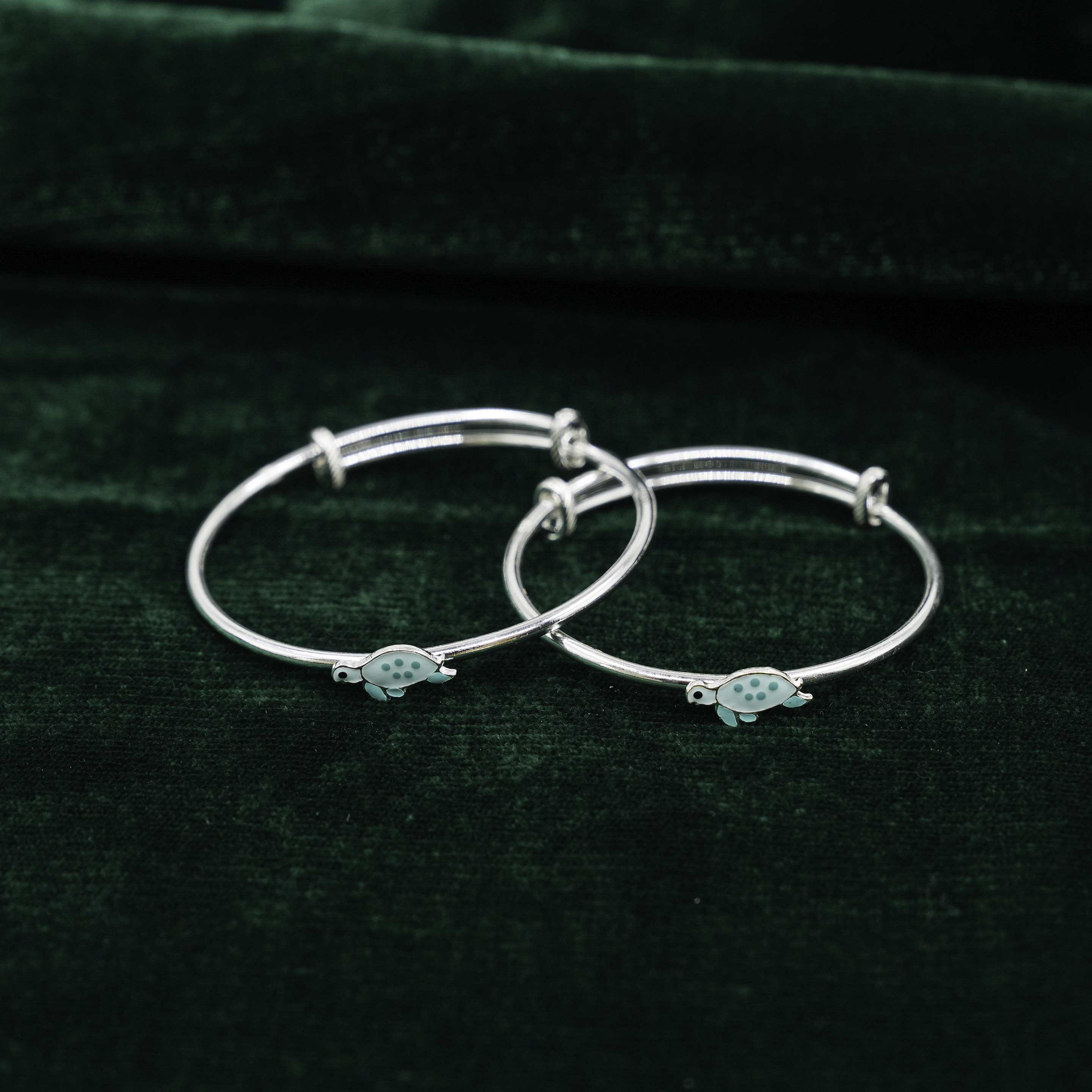 Silver Turtle Bracelet