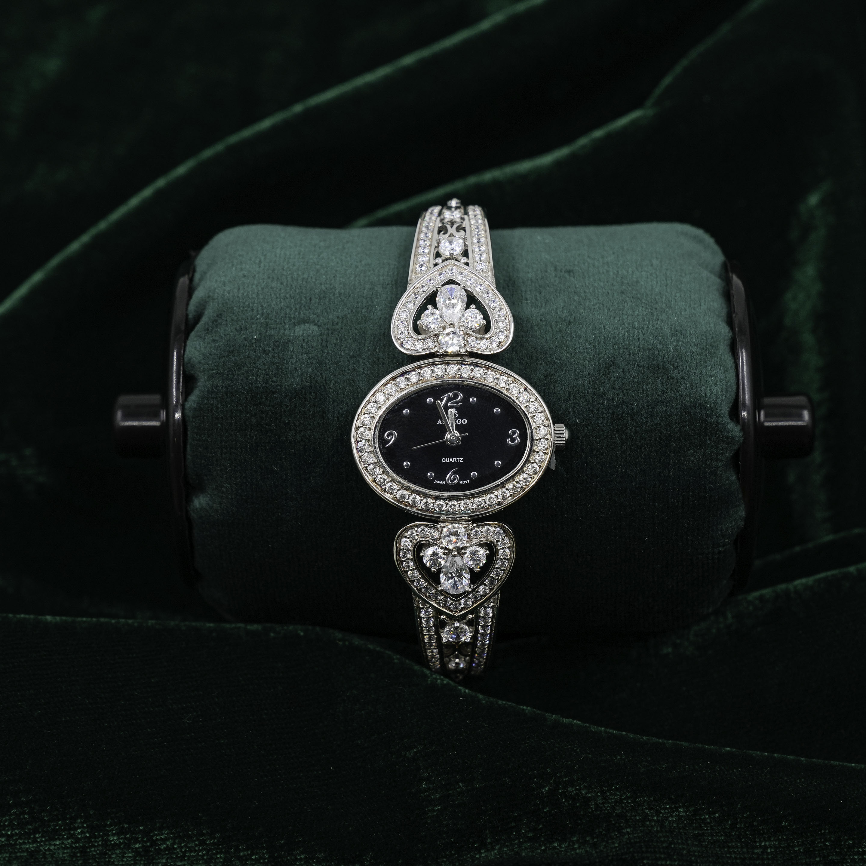 Raag Silver Jewellery - Silver Heart Watch