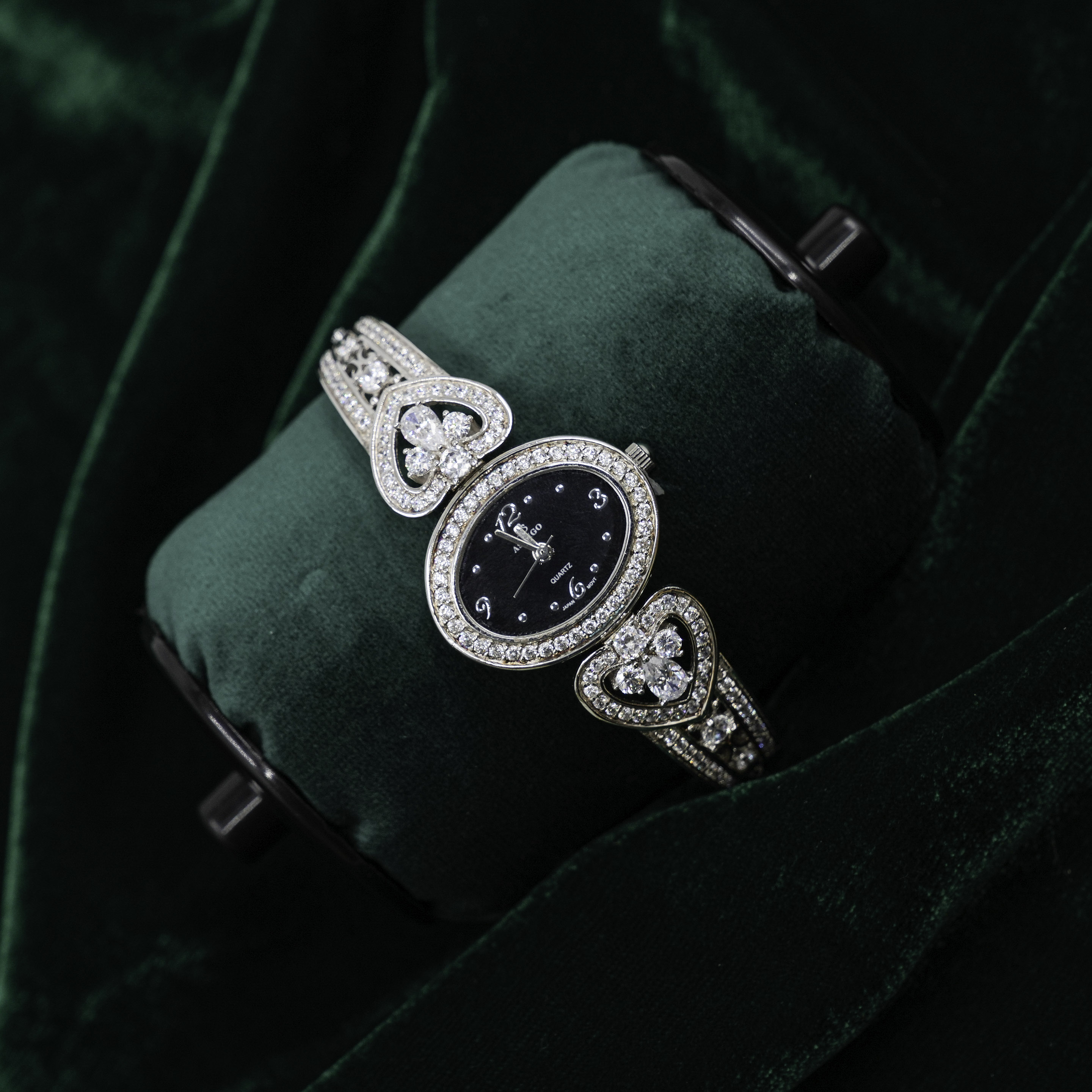 Raag Silver Jewellery - Silver Heart Watch