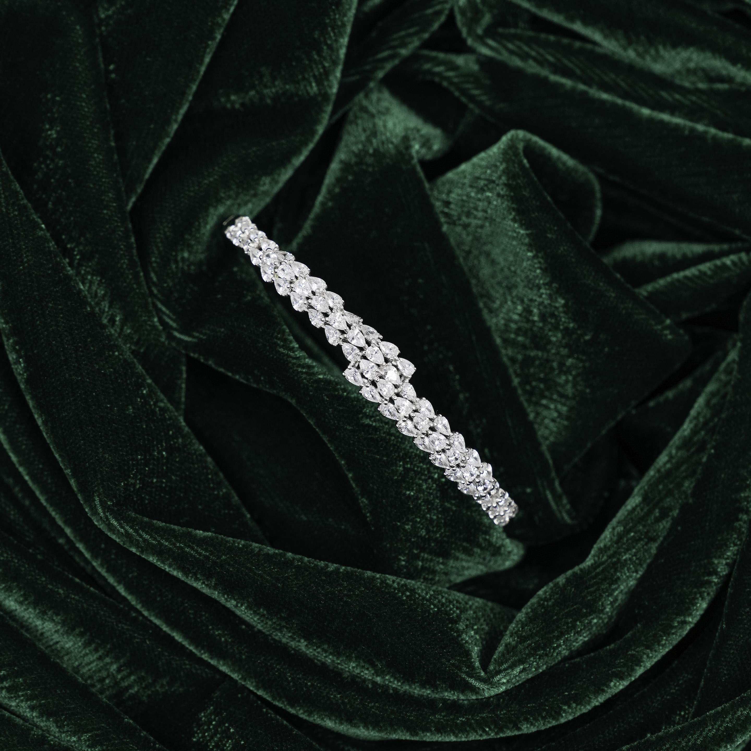 Silver Leaf Bracelet