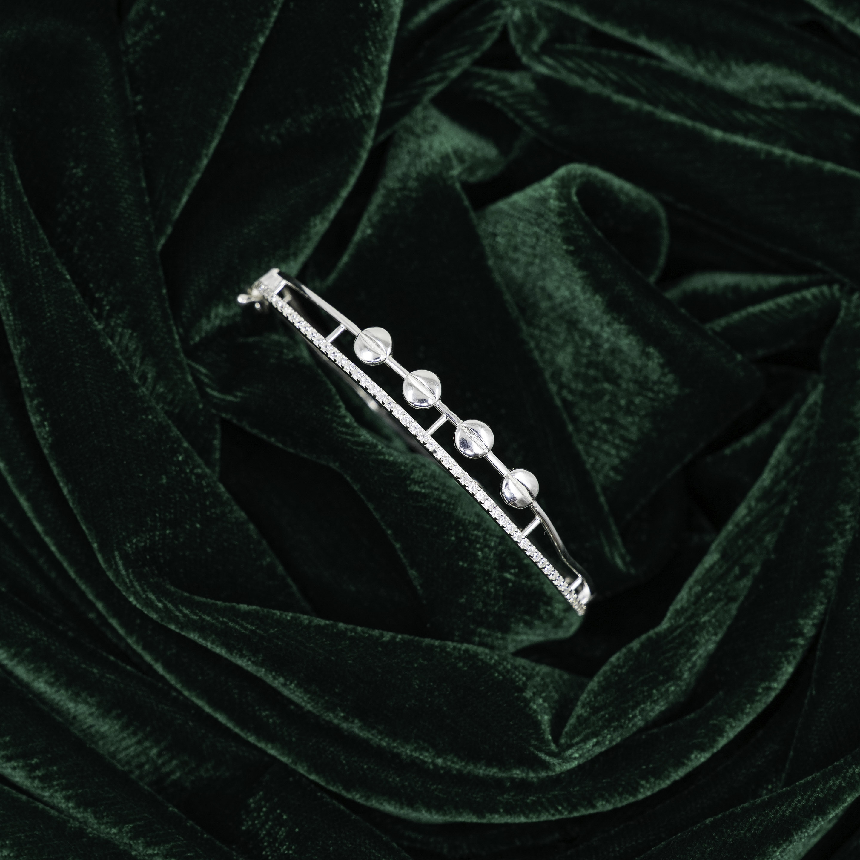 Silver Bead Bracelet