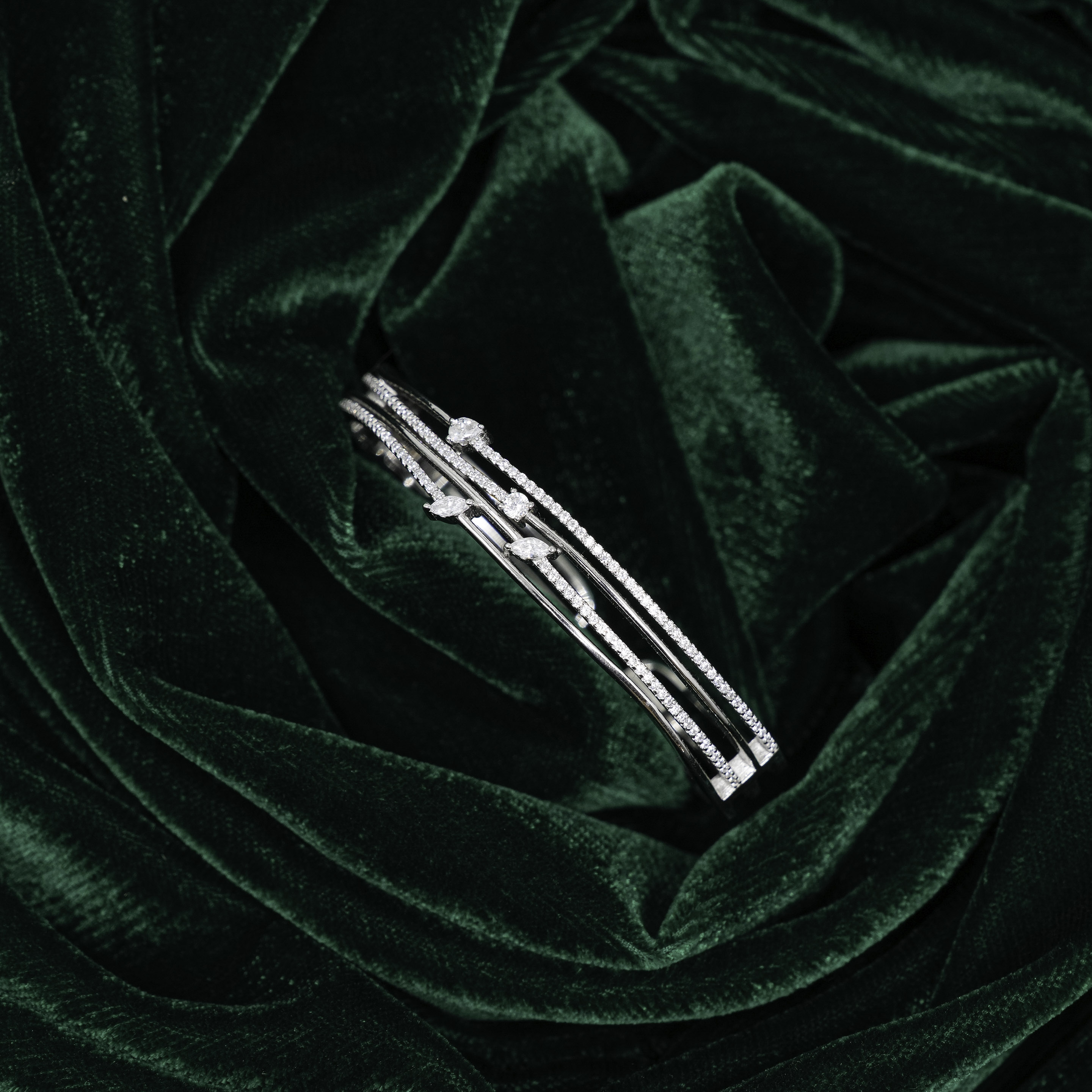 Silver Stone Bracelet