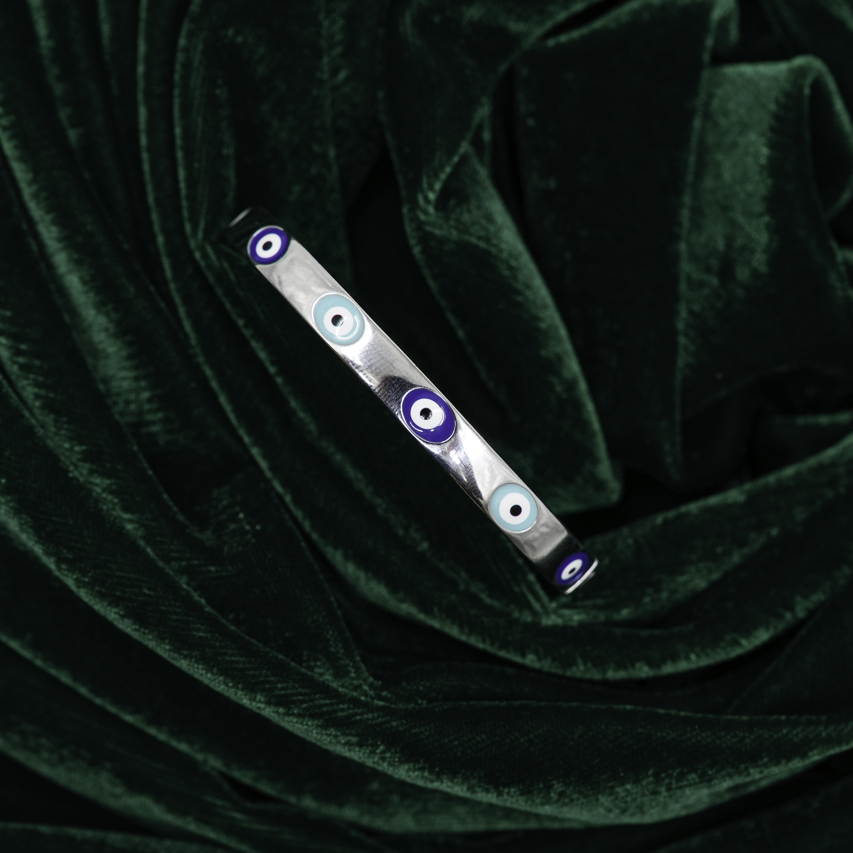 Silver Evil Bracelet