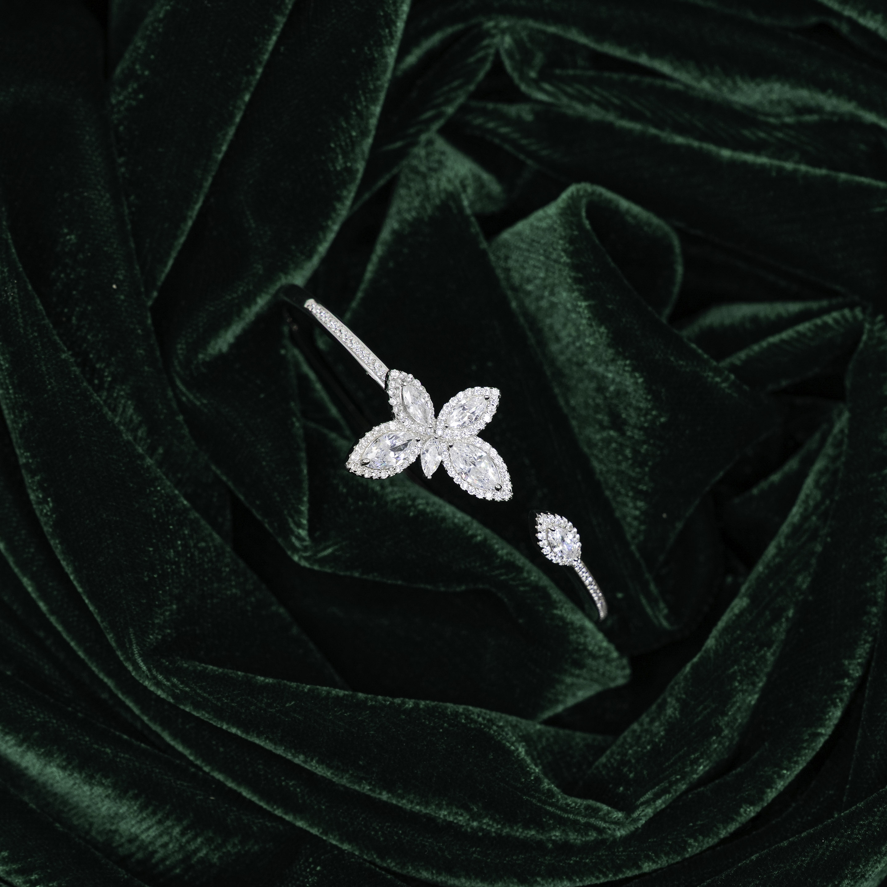 Silver Butterfly Bracelet