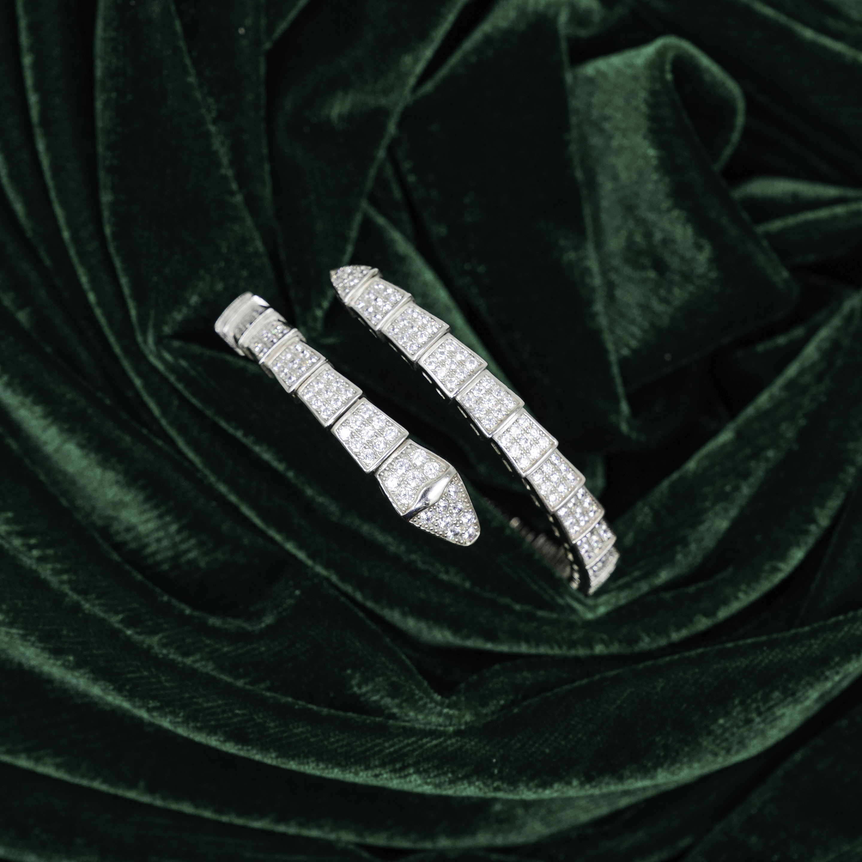 Silver Snake Bracelet