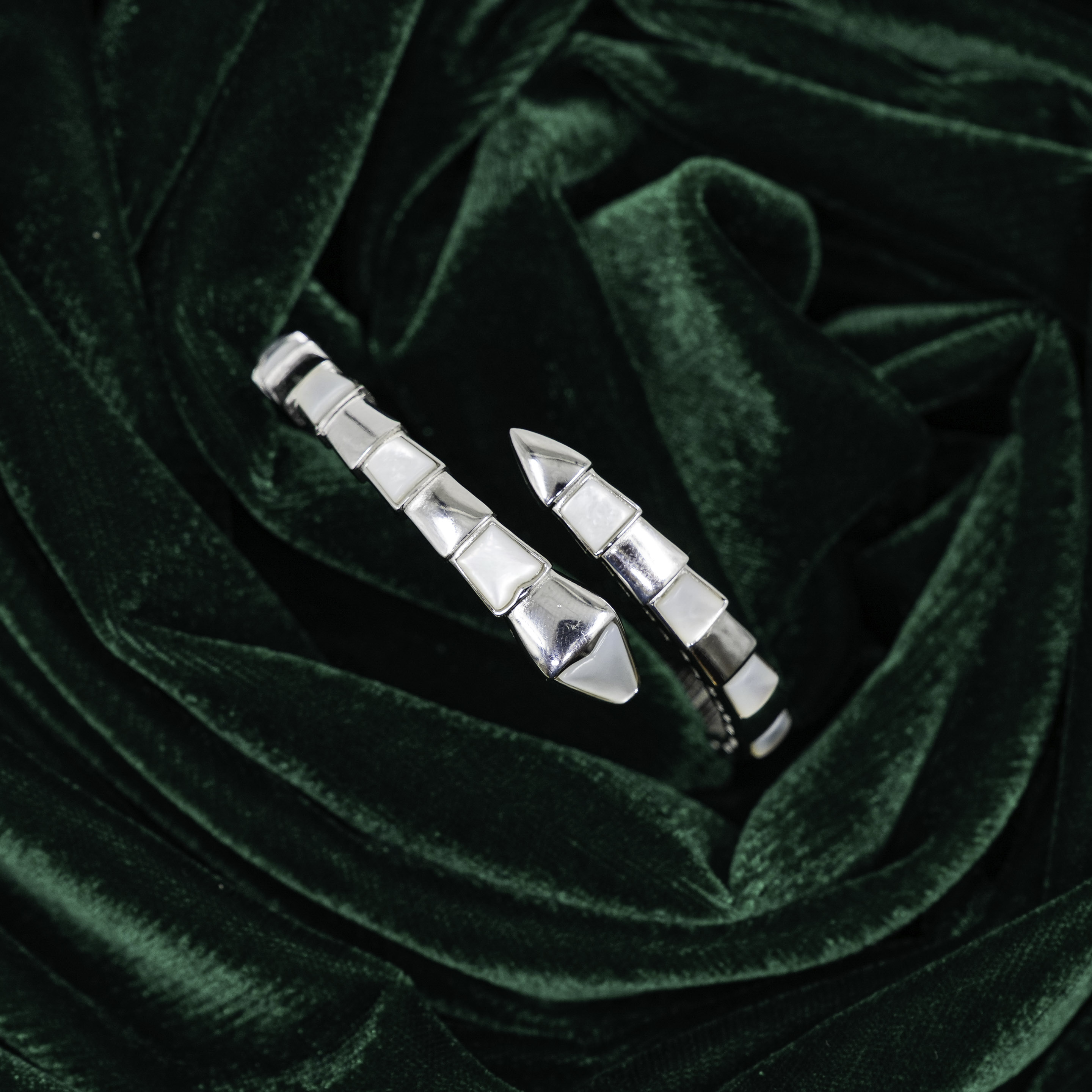 Silver Snake Bracelet