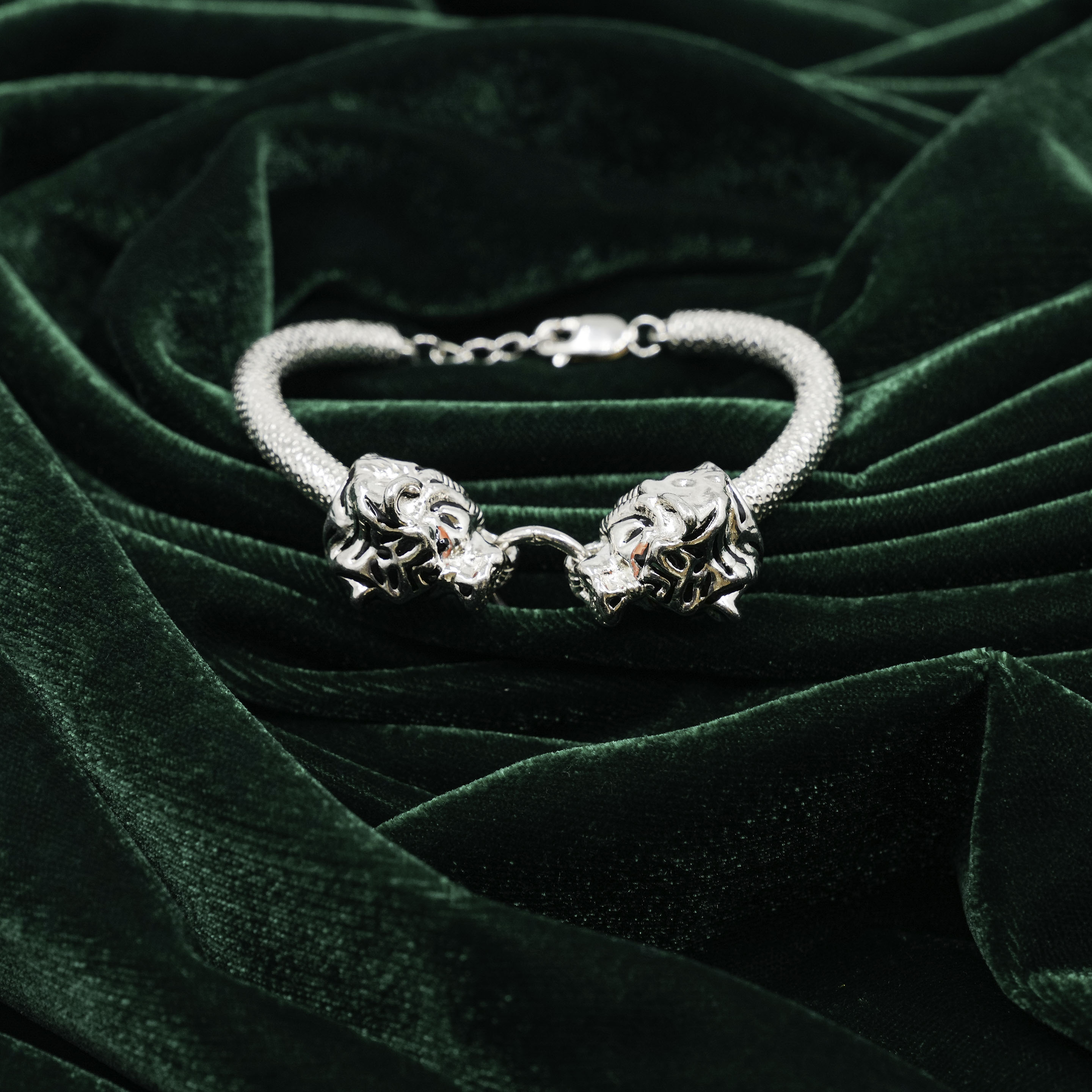 Raag Silver Jewellery - Silver Lion Bracelet