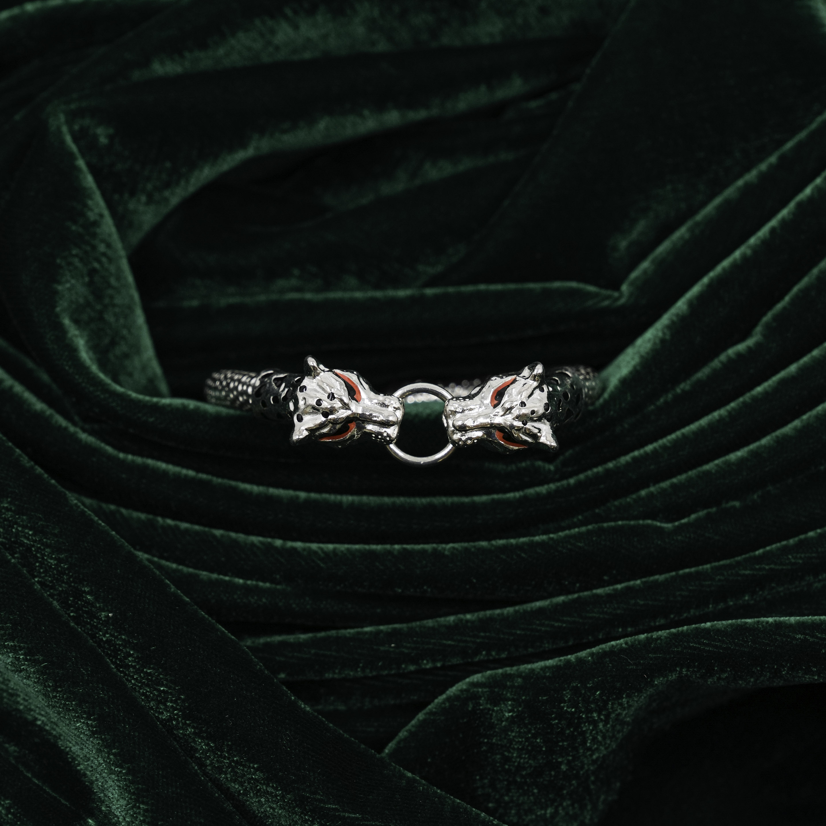 Silver Panther Bracelet