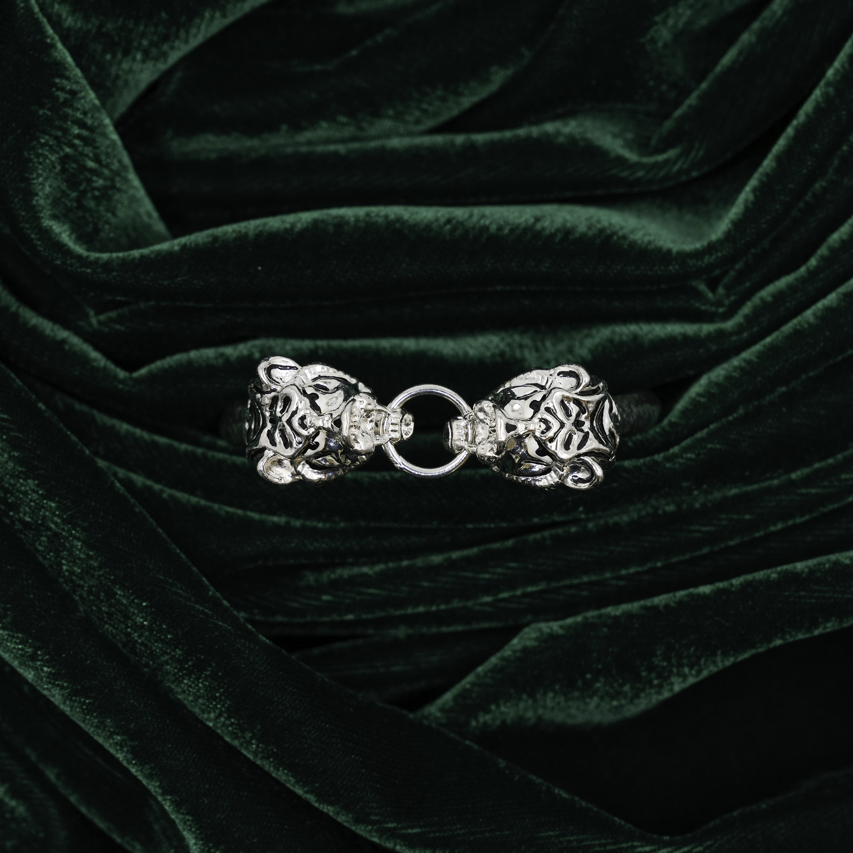 Silver Lion Bracelet