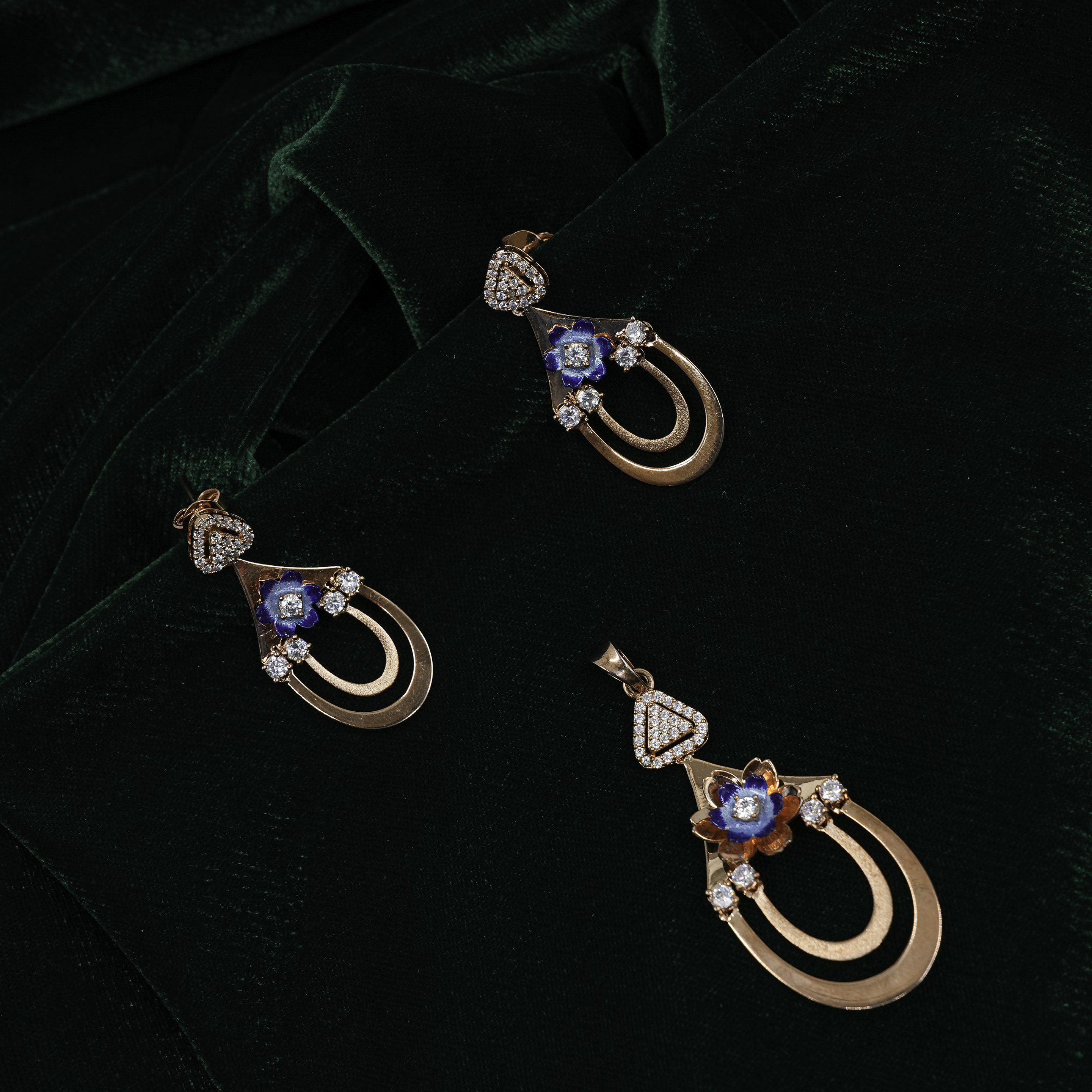 Silver Dangle Earrings