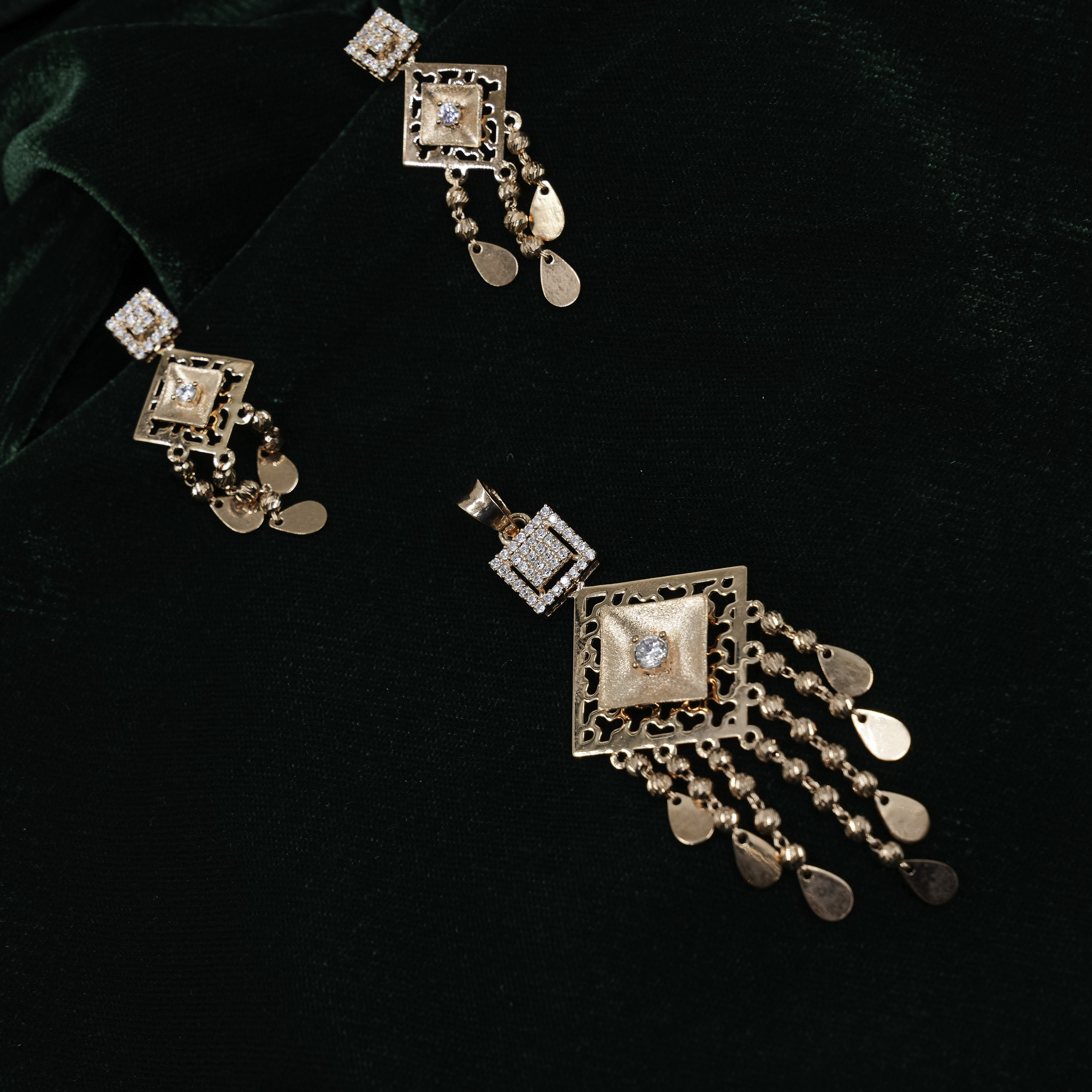 Silver Dangle Earrings