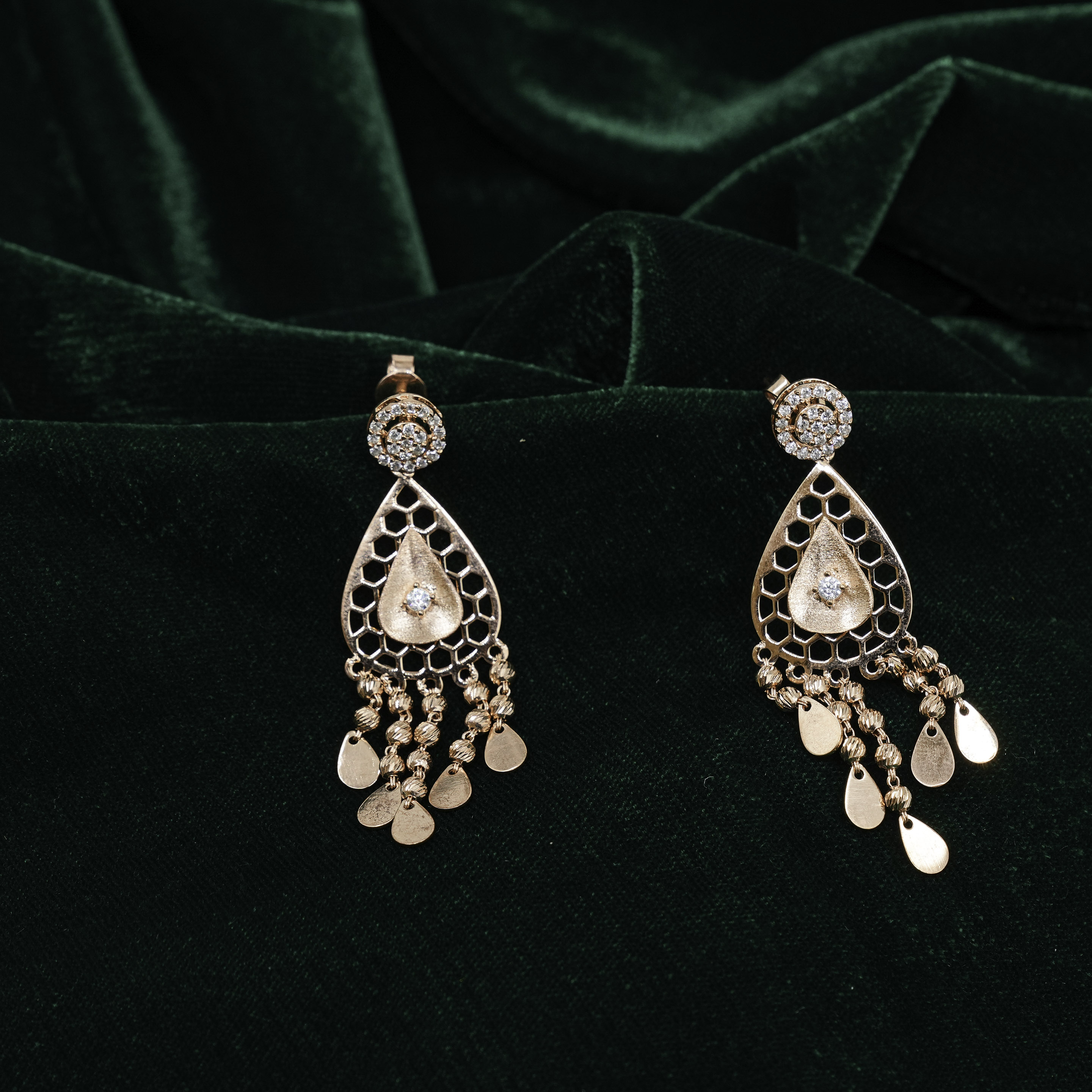 Raag Silver Jewellery - Silver Dangle Earrings