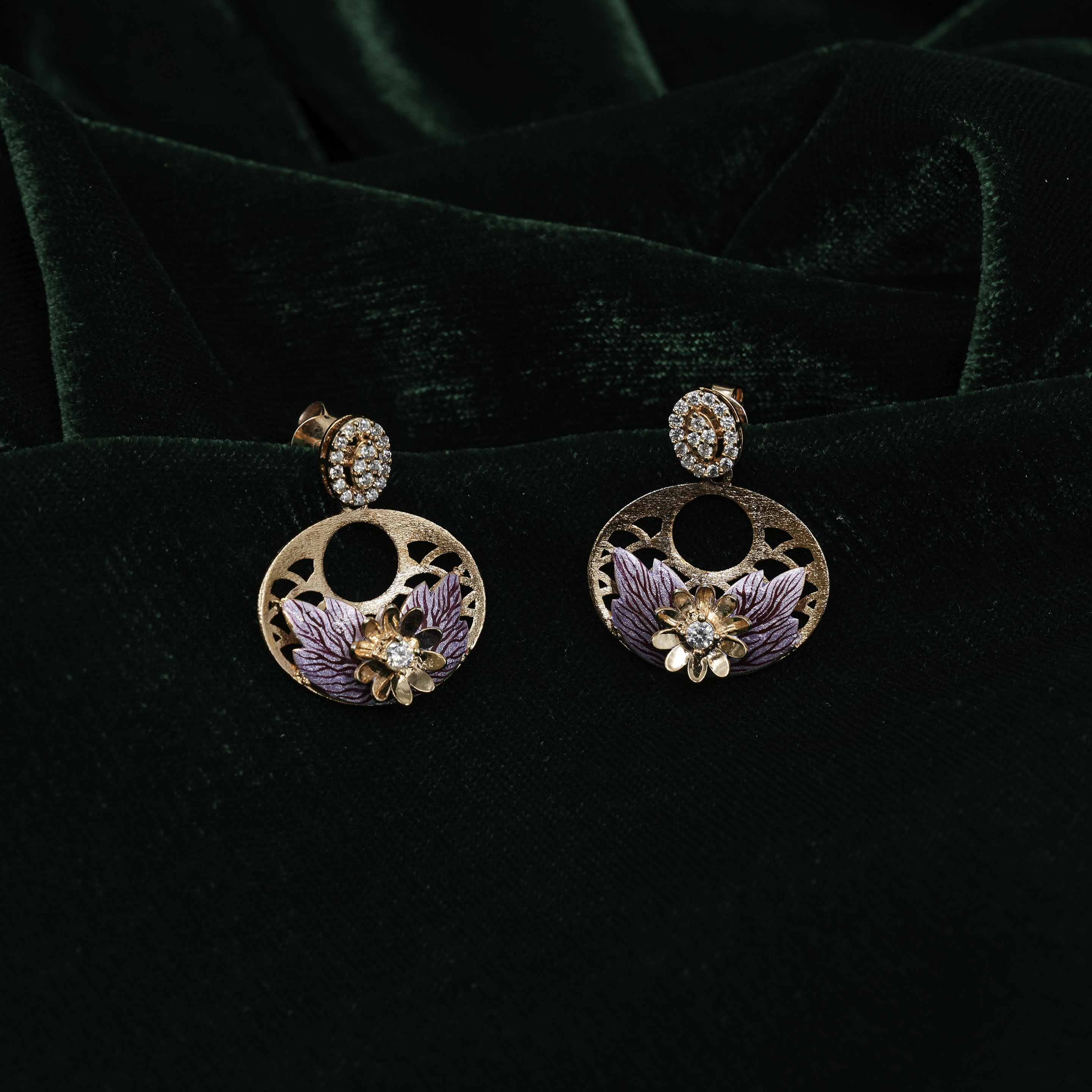 Raag Silver Jewellery - Silver Floral Pendant