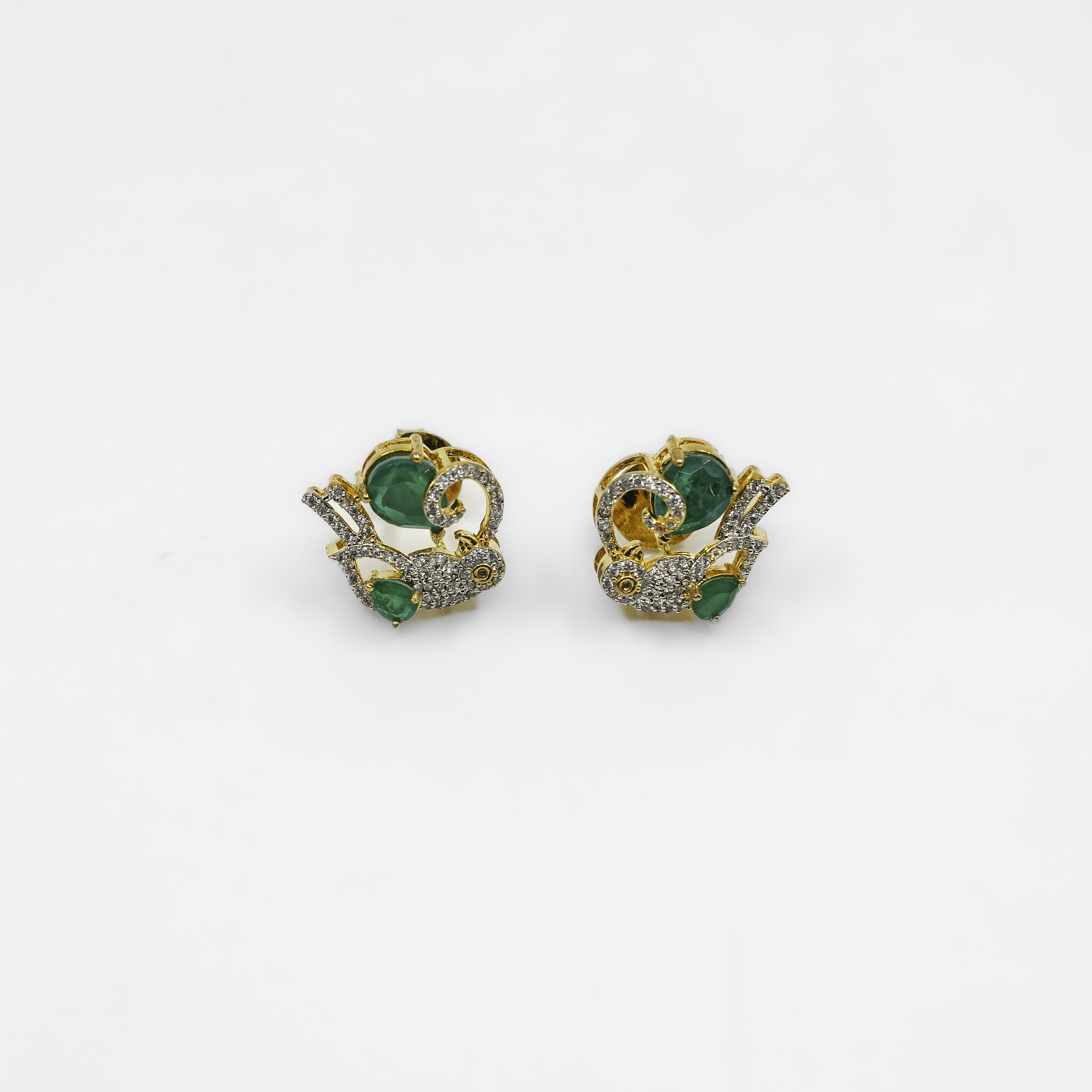 Raag Silver Jewellery - Emerald Silver Pendant