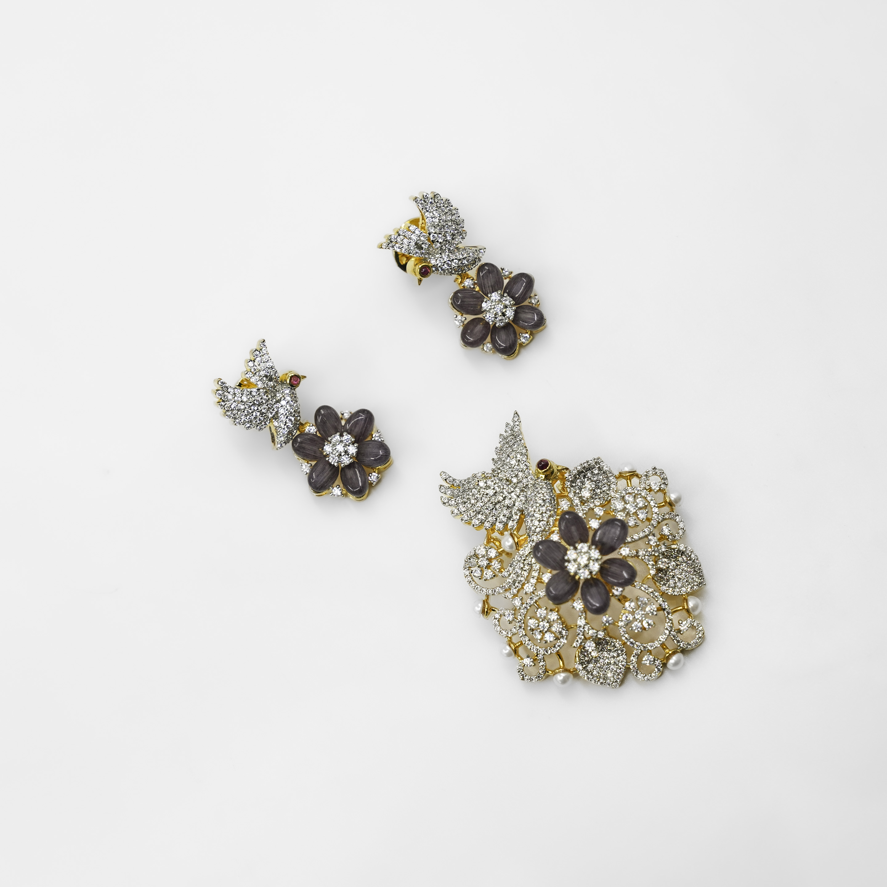 Raag Silver Jewellery - Silver Flower Brooch