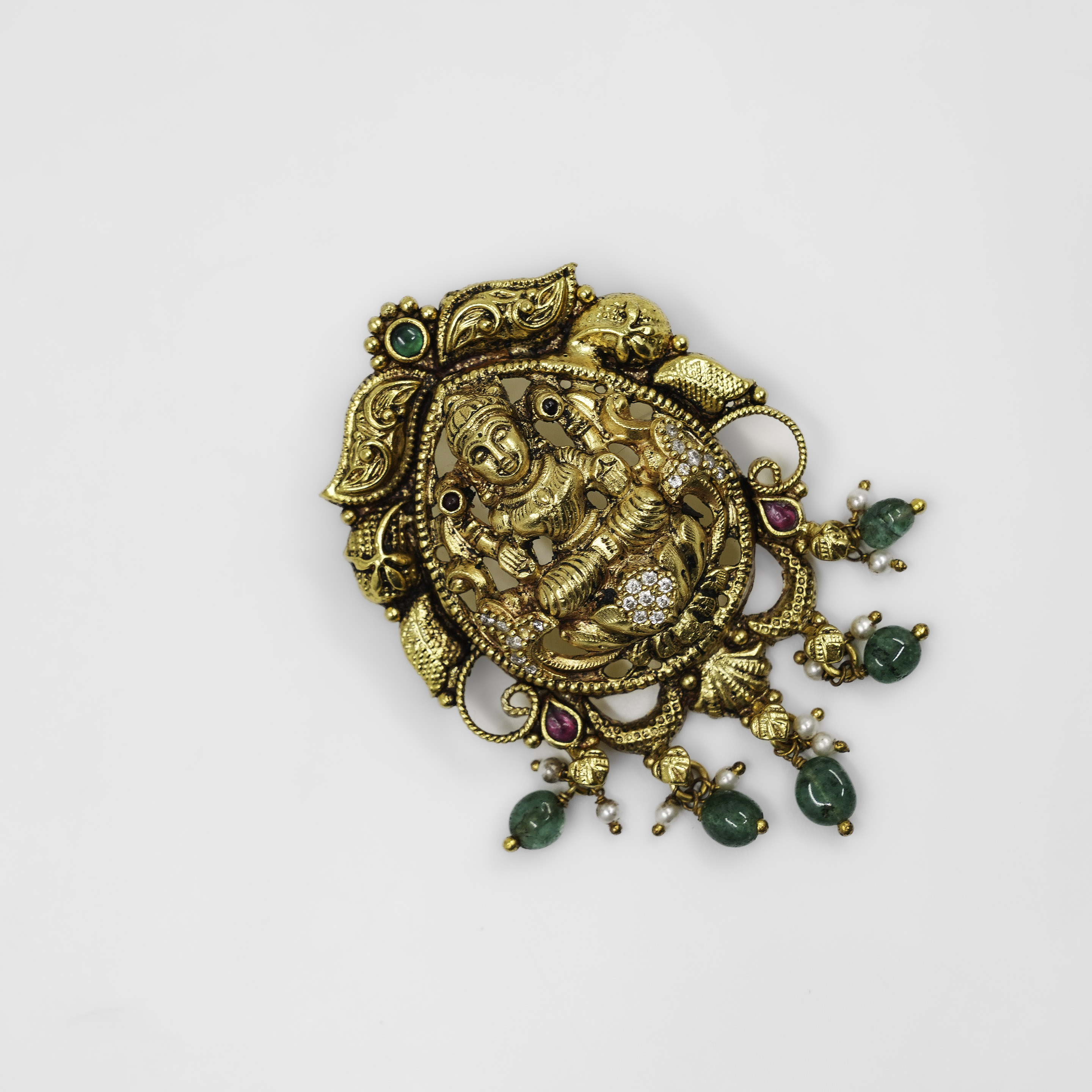 Lakshmi Silver Pendant