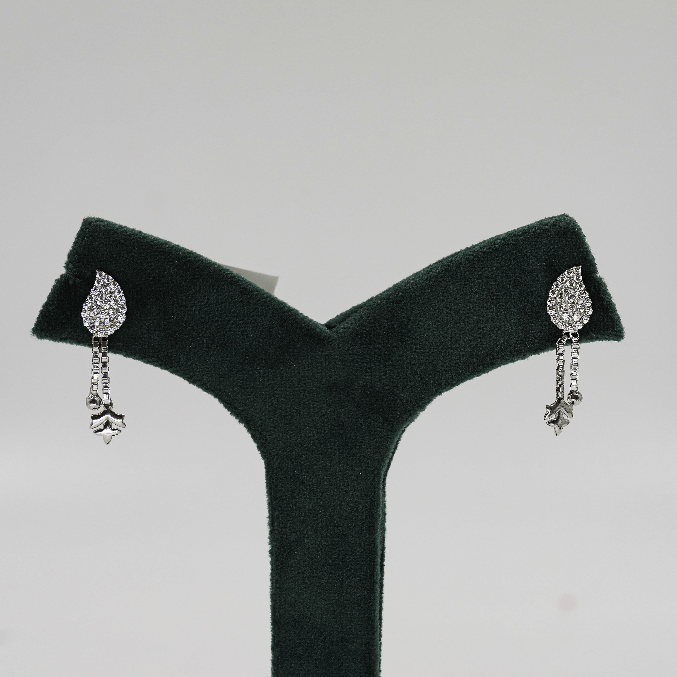 Raag Silver Jewellery - Silver Leaf Earrings