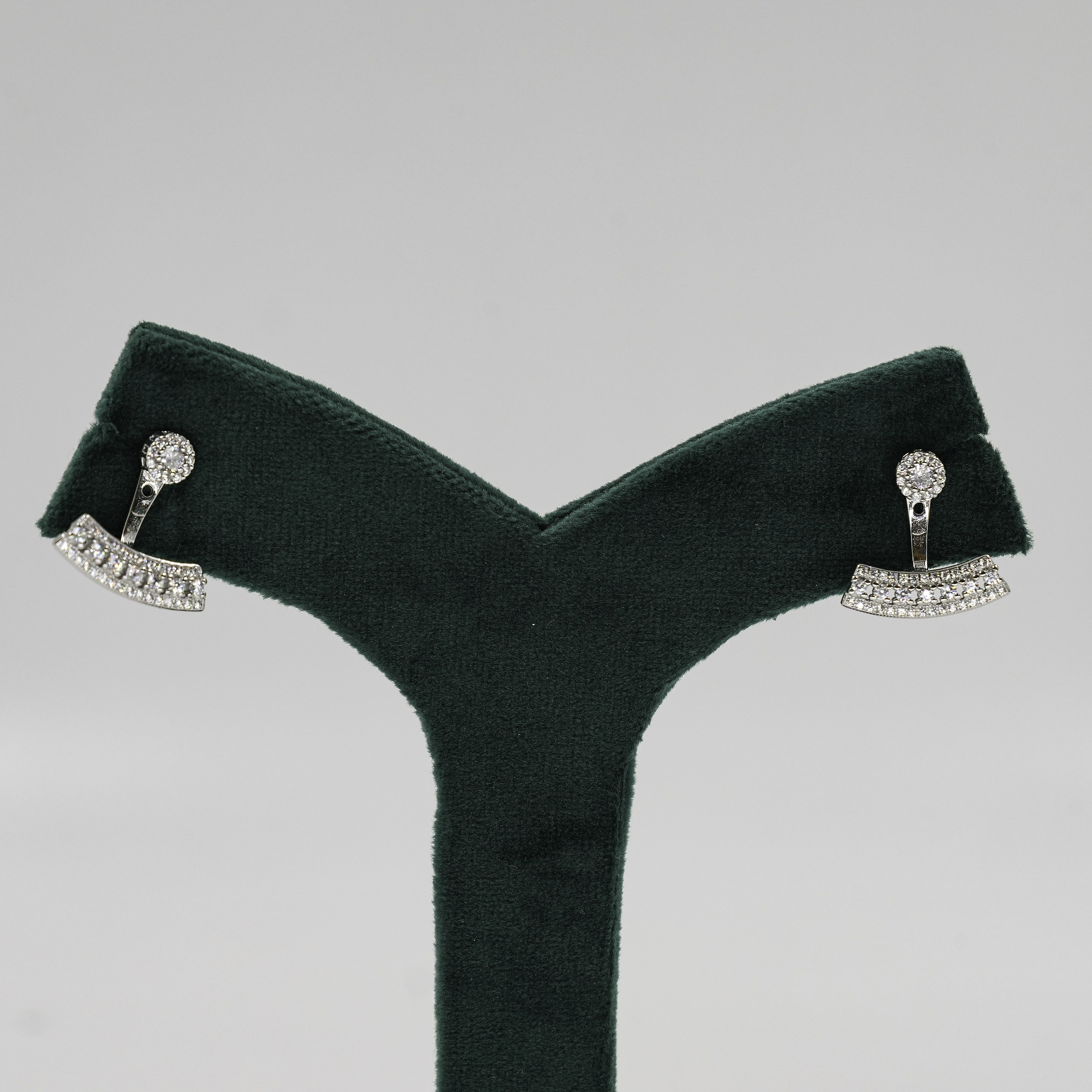 Silver Jhumka Earrings